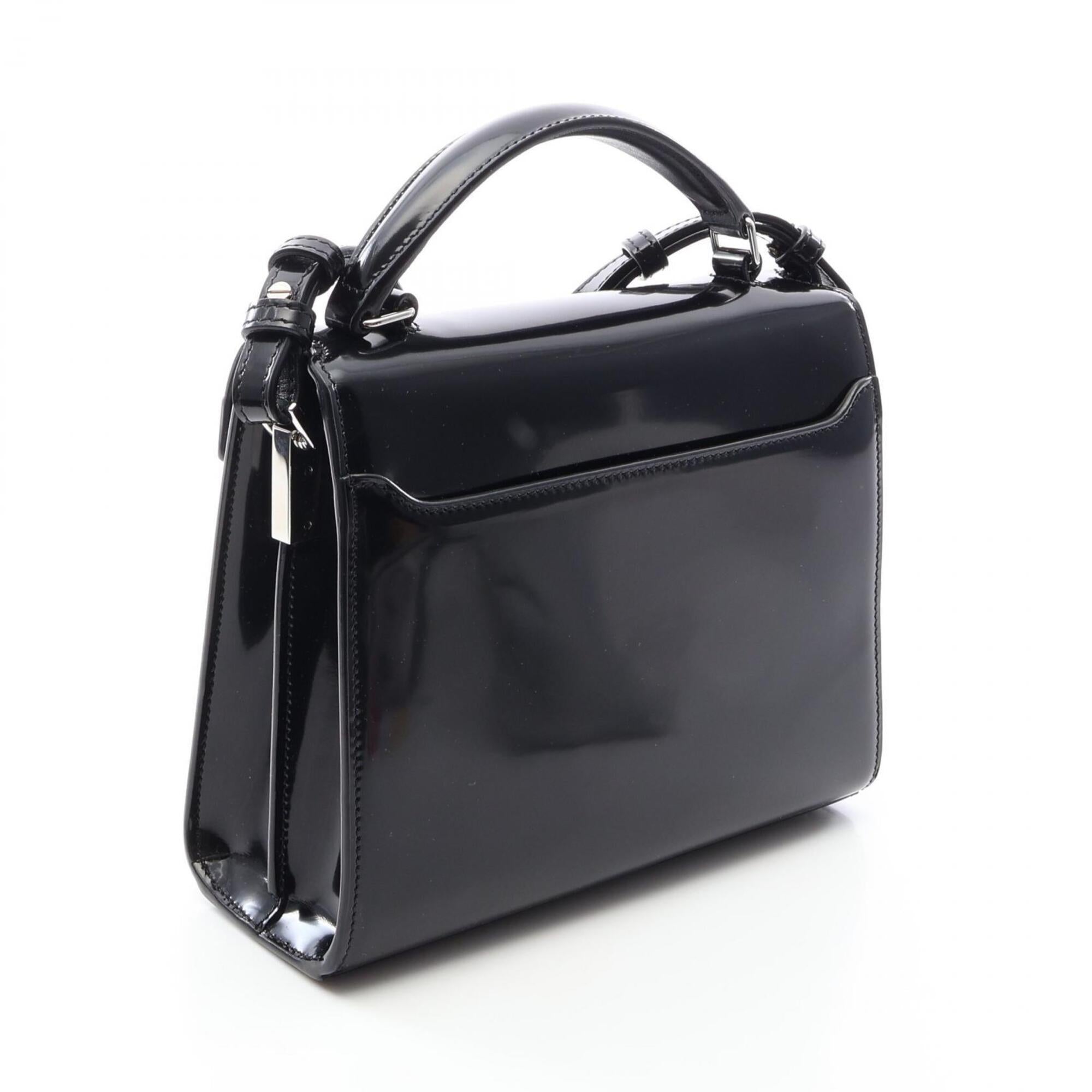 Saint Laurent Black Patent Leather Handbag (Pre-Owned)
