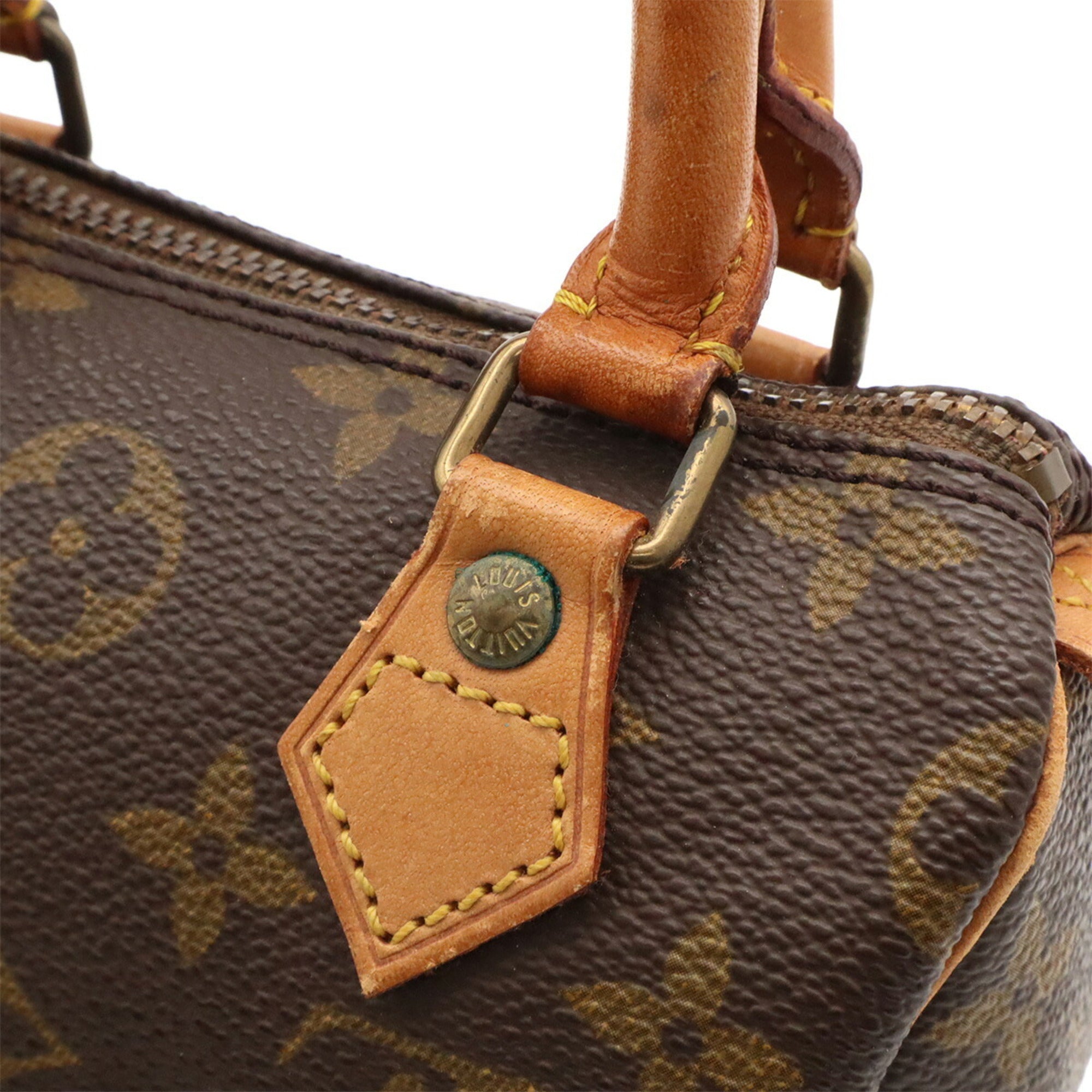Louis Vuitton Brown Monogram Pvc Handbag Pouch (Pre-Owned)