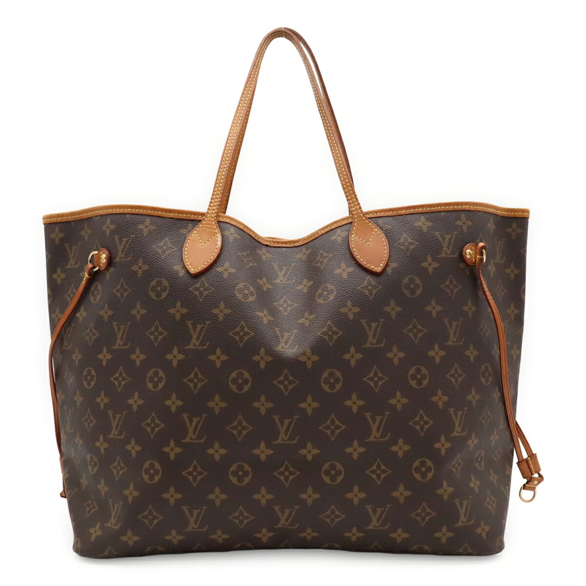 Louis Vuitton Brown Monogram White Monogram Shoulder Bag Tote Bag (Pre-Owned)