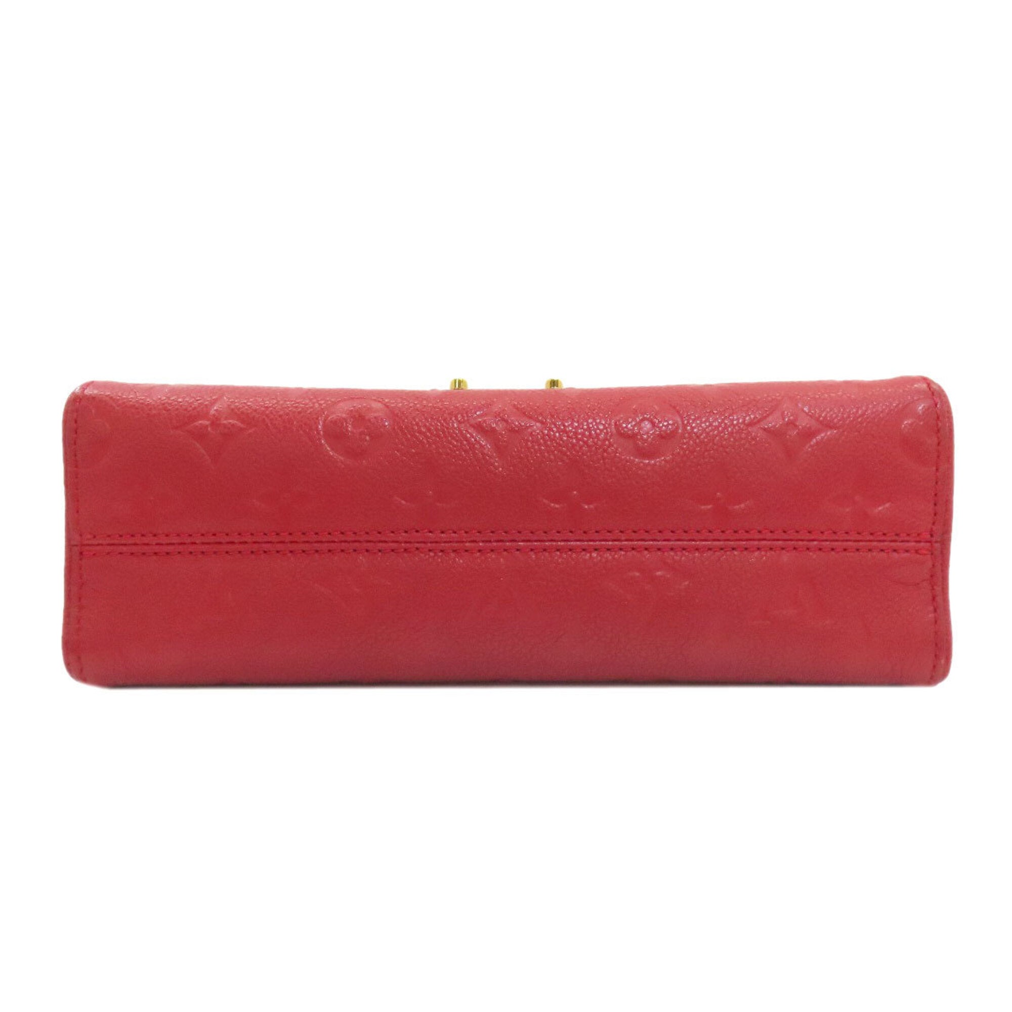 Louis Vuitton Red Color Monogram Empreinte Shoulder Bag (Pre-Owned)