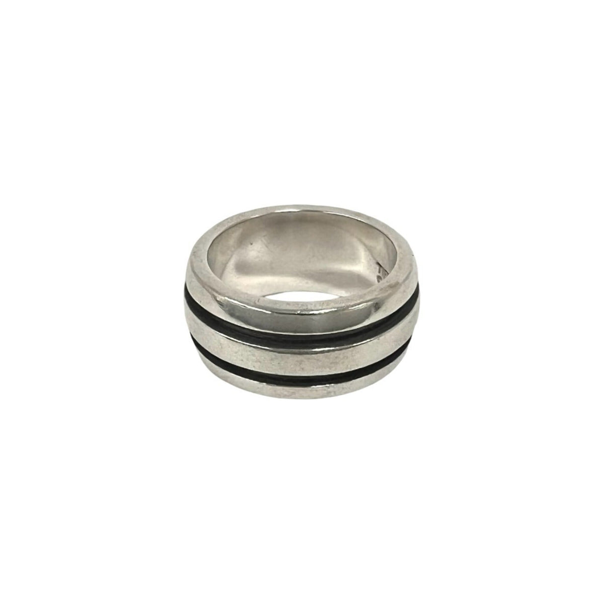 Tiffany Silver Silver 925 Band Ring (Pre-Owned)
