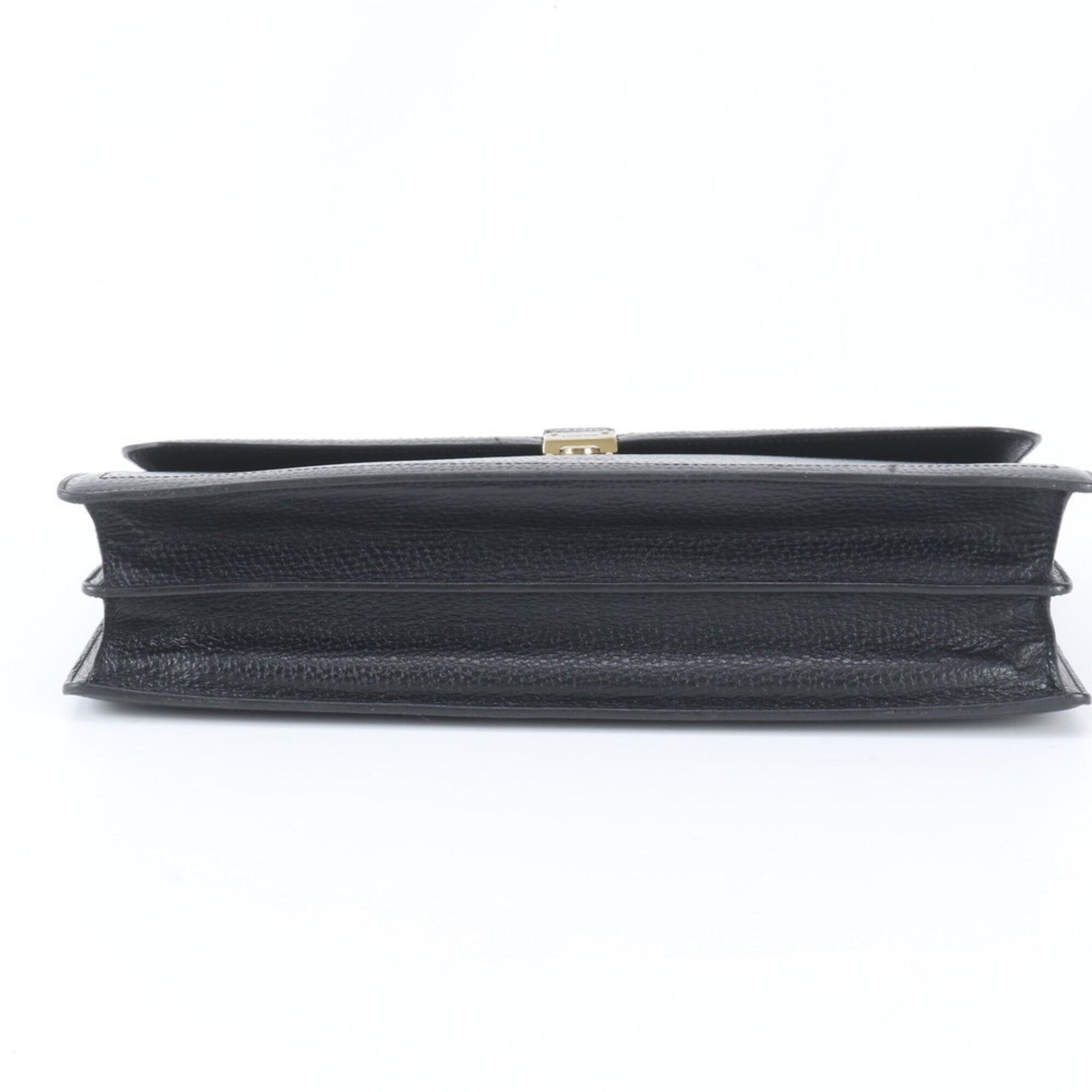 Loewe Black Leather Briefcase Handbag (Pre-Owned)