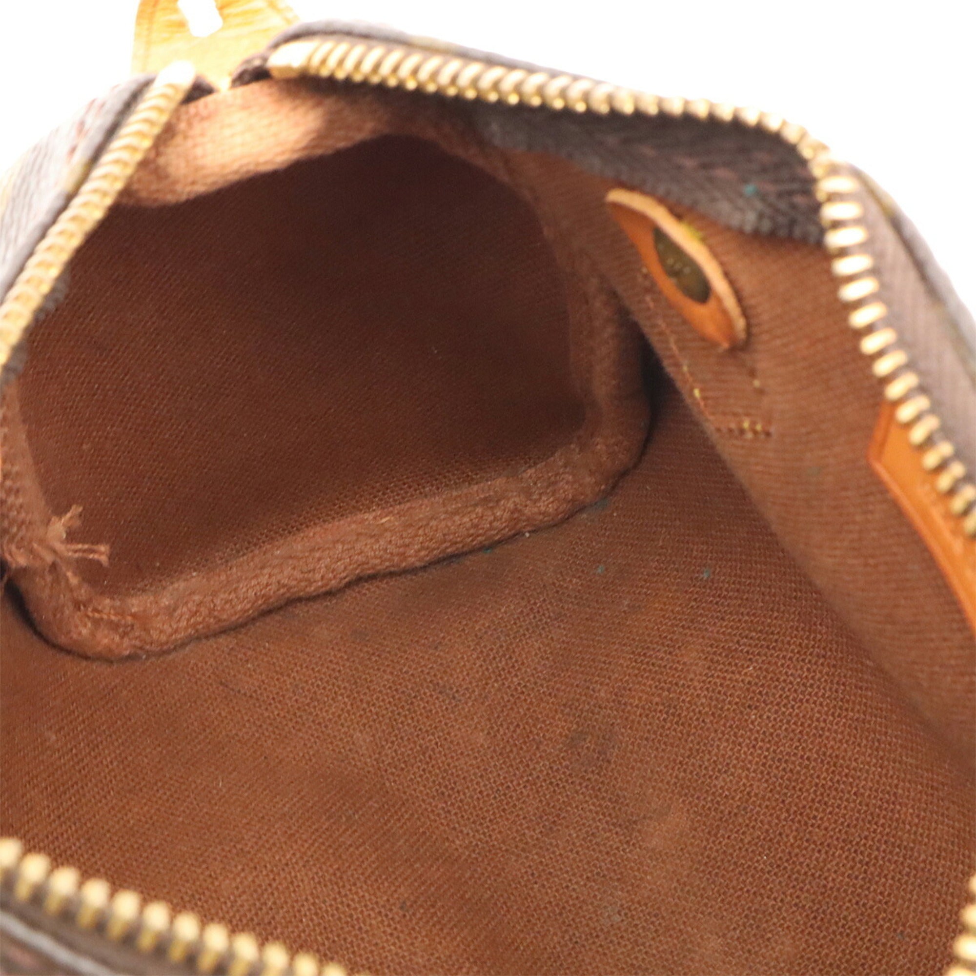 Louis Vuitton Brown Monogram Mini Handbag Pouch (Pre-Owned)