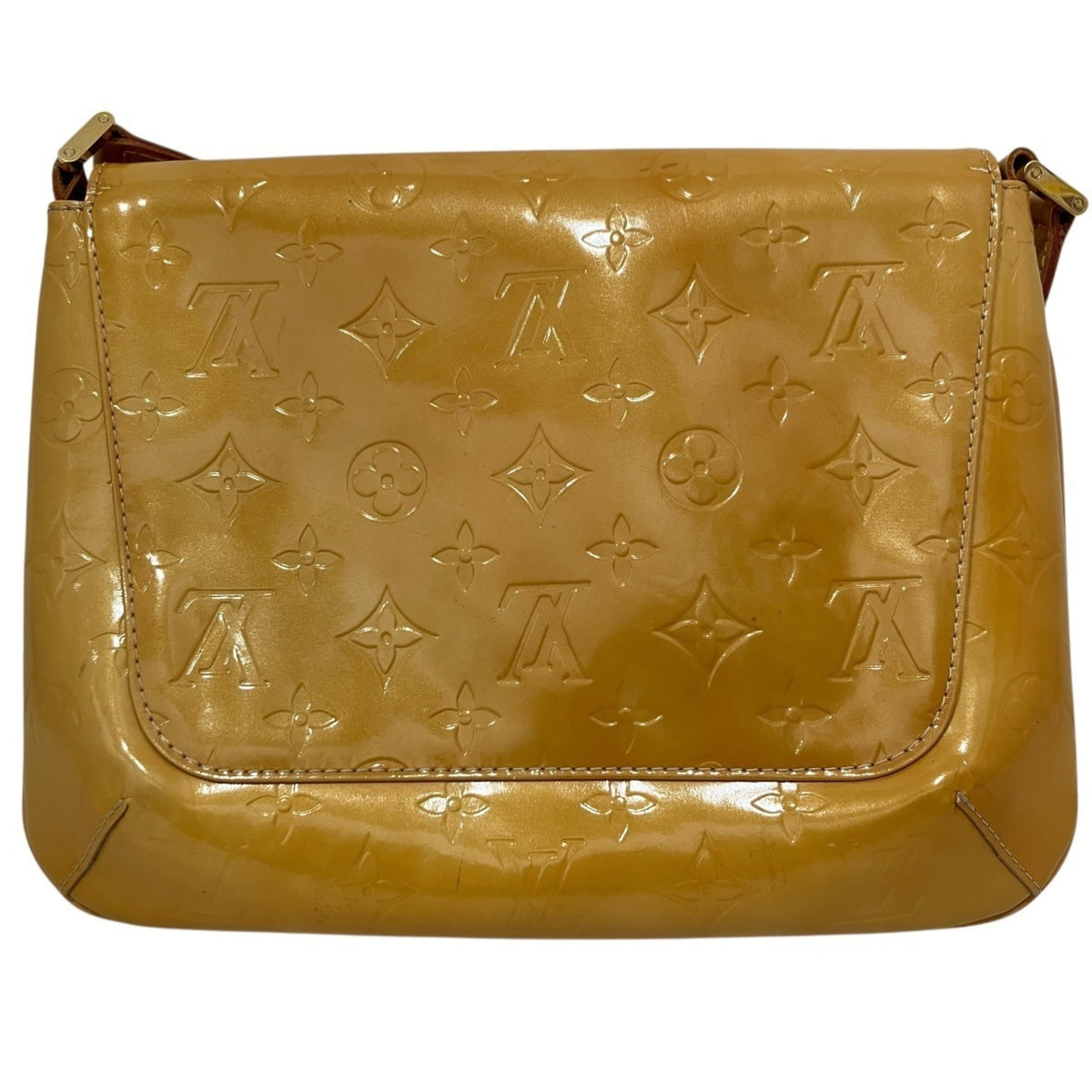 Louis Vuitton Monogram Vernis Lime Yellow Monogram Vernis Shoulder Bag (Pre-Owned)