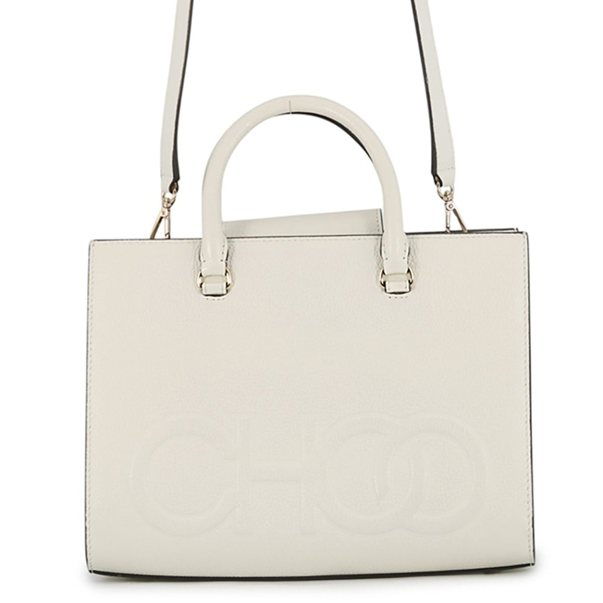 Jimmy Choo White Leather Handbag (Pre-Owned)
