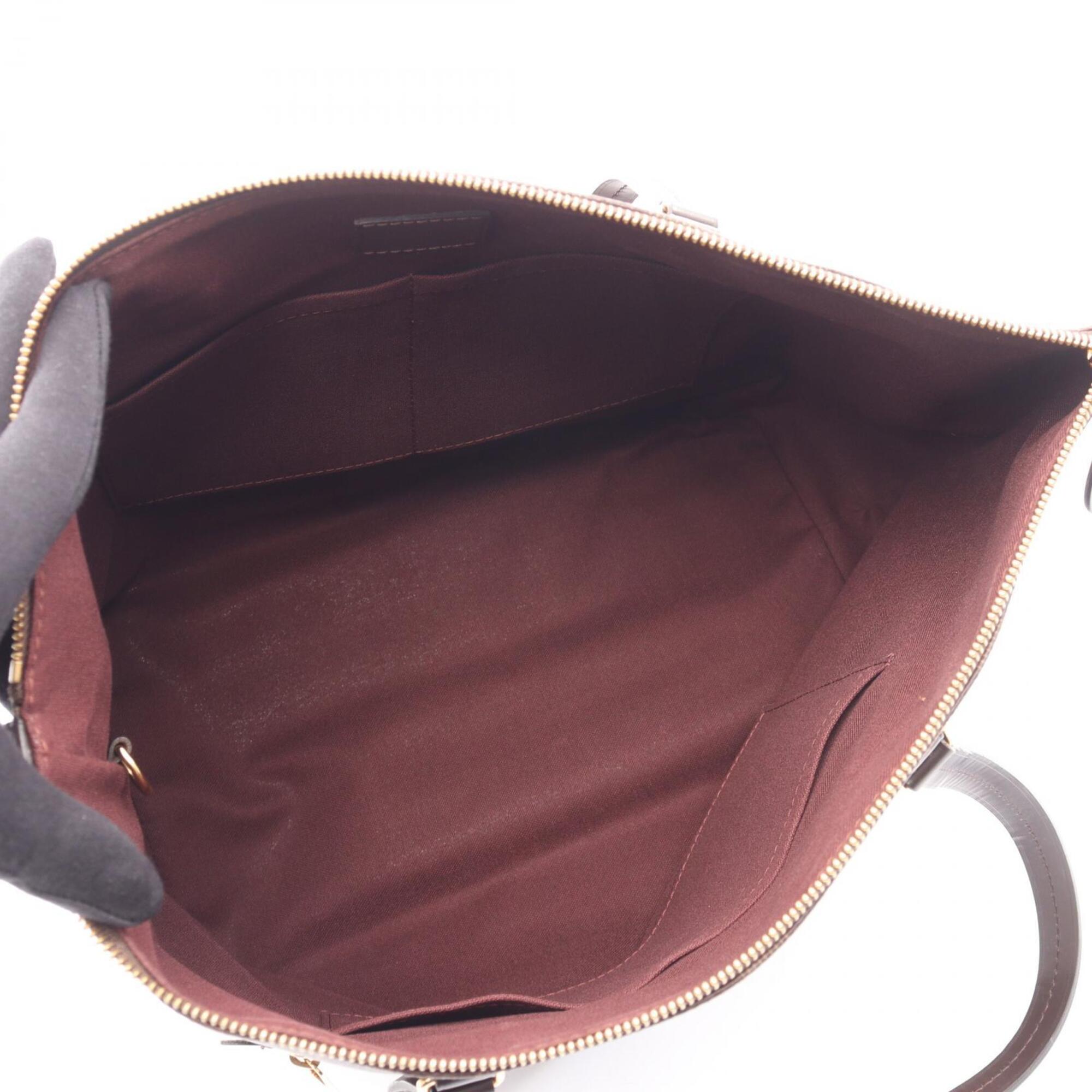 Louis Vuitton Damier Brown Ebene Coated Canvas Handbag Tote Bag (Pre-Owned)