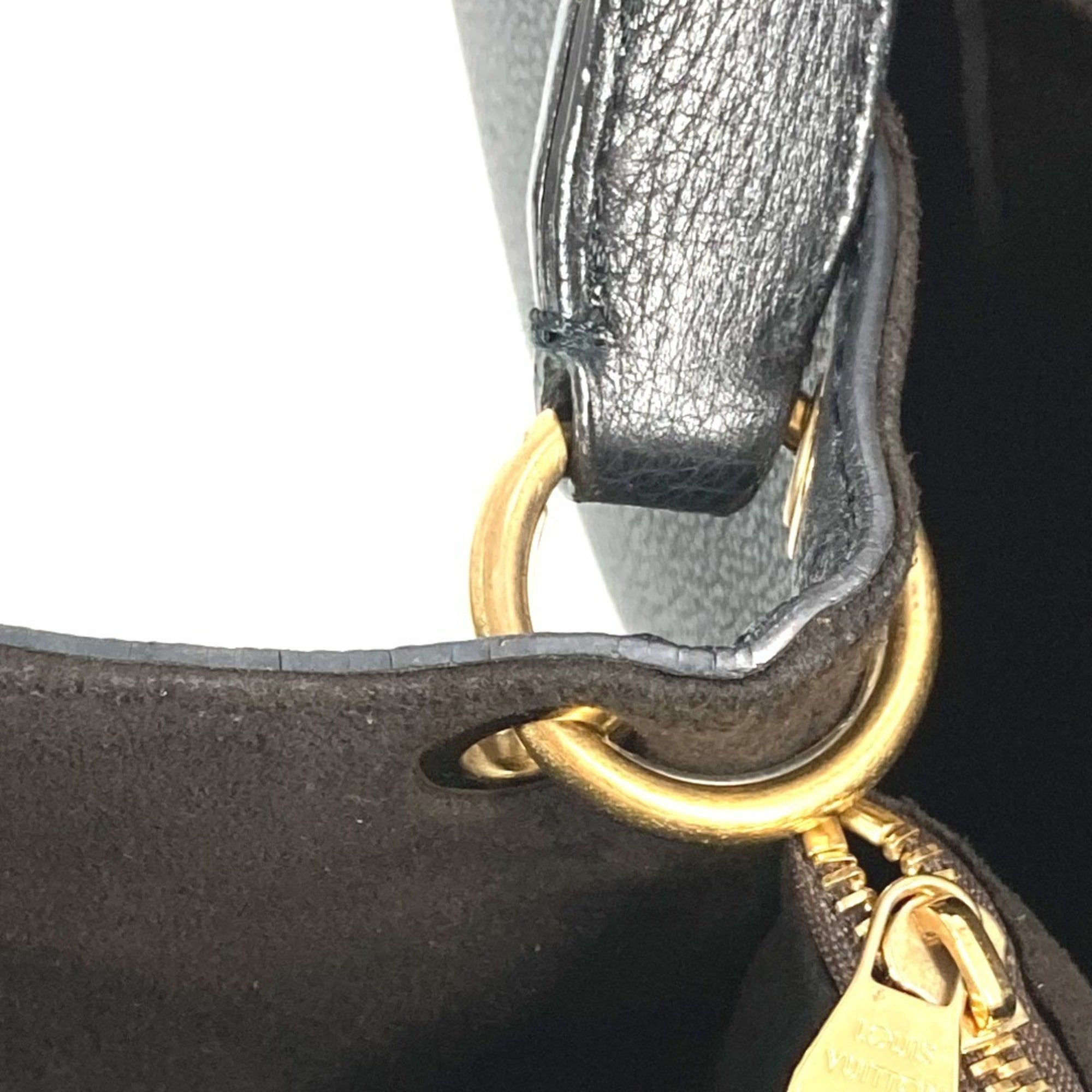 Louis Vuitton Black Noir Monogram Empreinte Handbag Tote Bag (Pre-Owned)