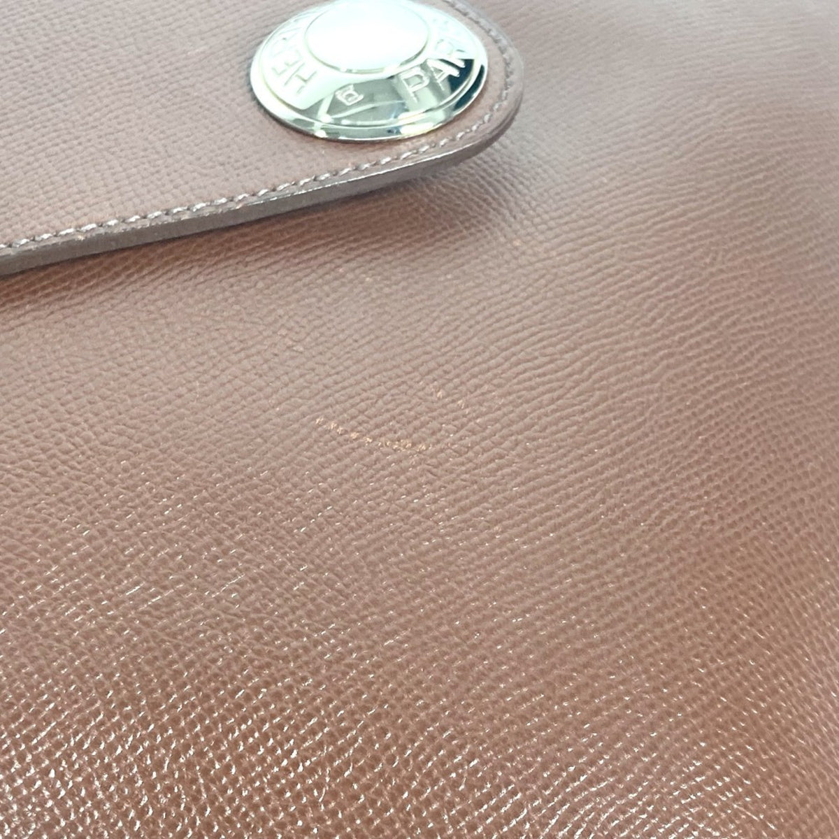 Hermes Brown Leather Shoulder Bag (Pre-Owned)