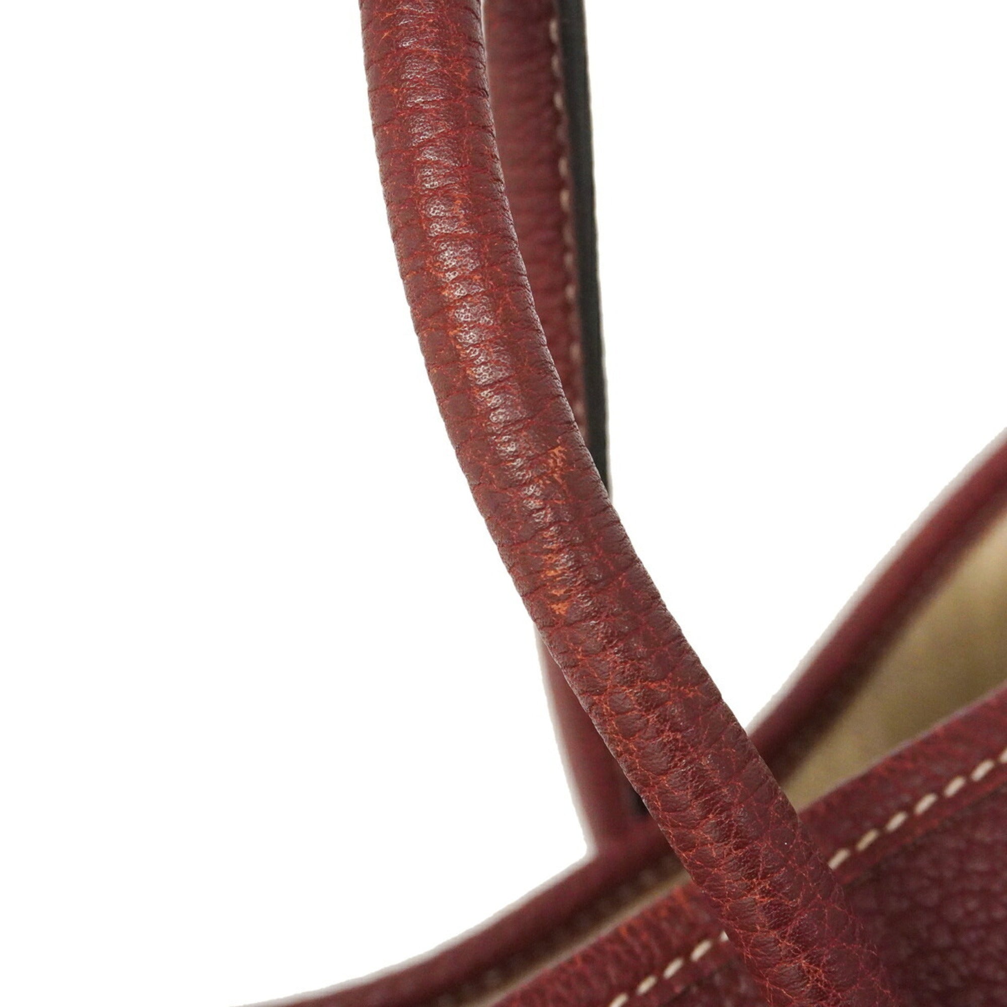Hermes Rouge H Negonda Leather Tote Bag (Pre-Owned)