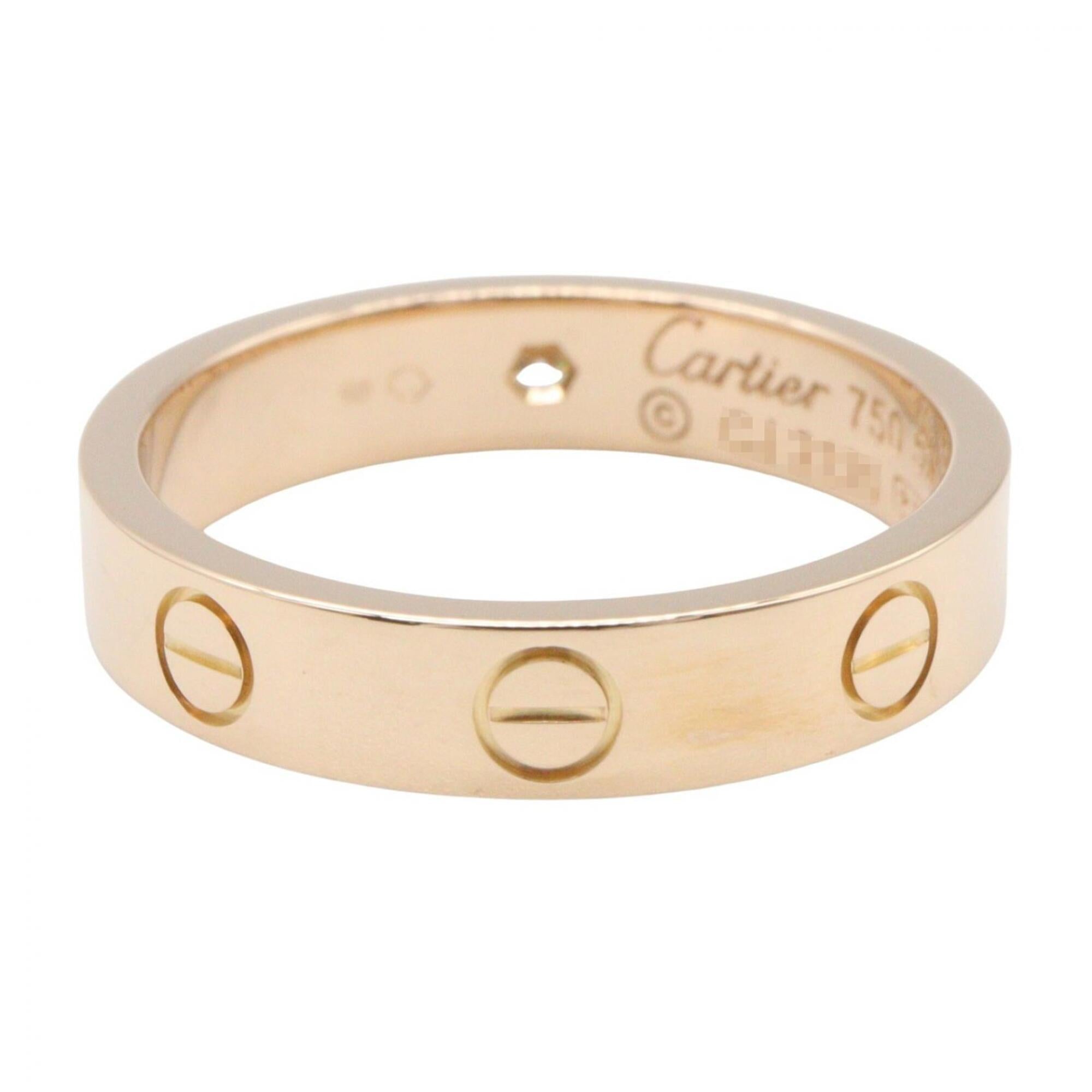 Cartier Gold Clear Pink Gold (18K) Band Ring (Pre-Owned)