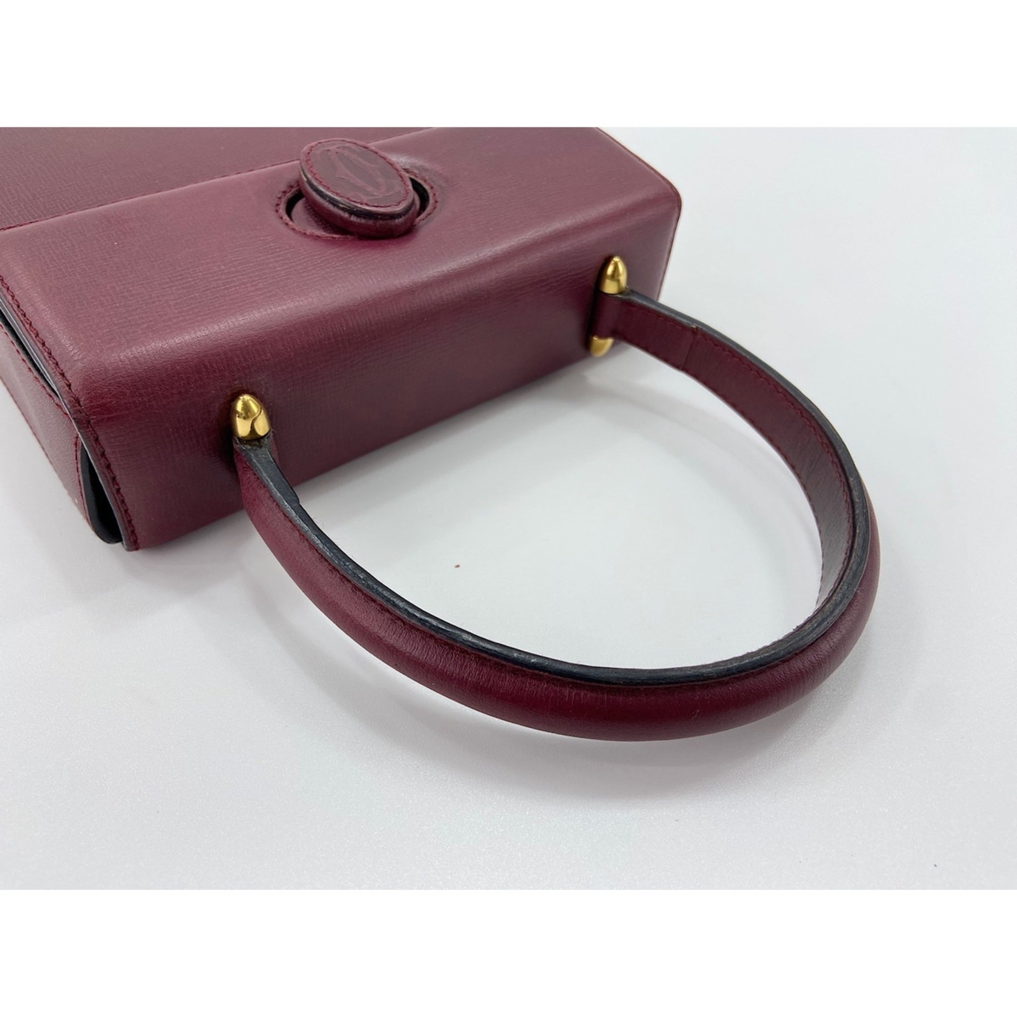 Cartier Must Wine Red Handbag (Pre-Owned)