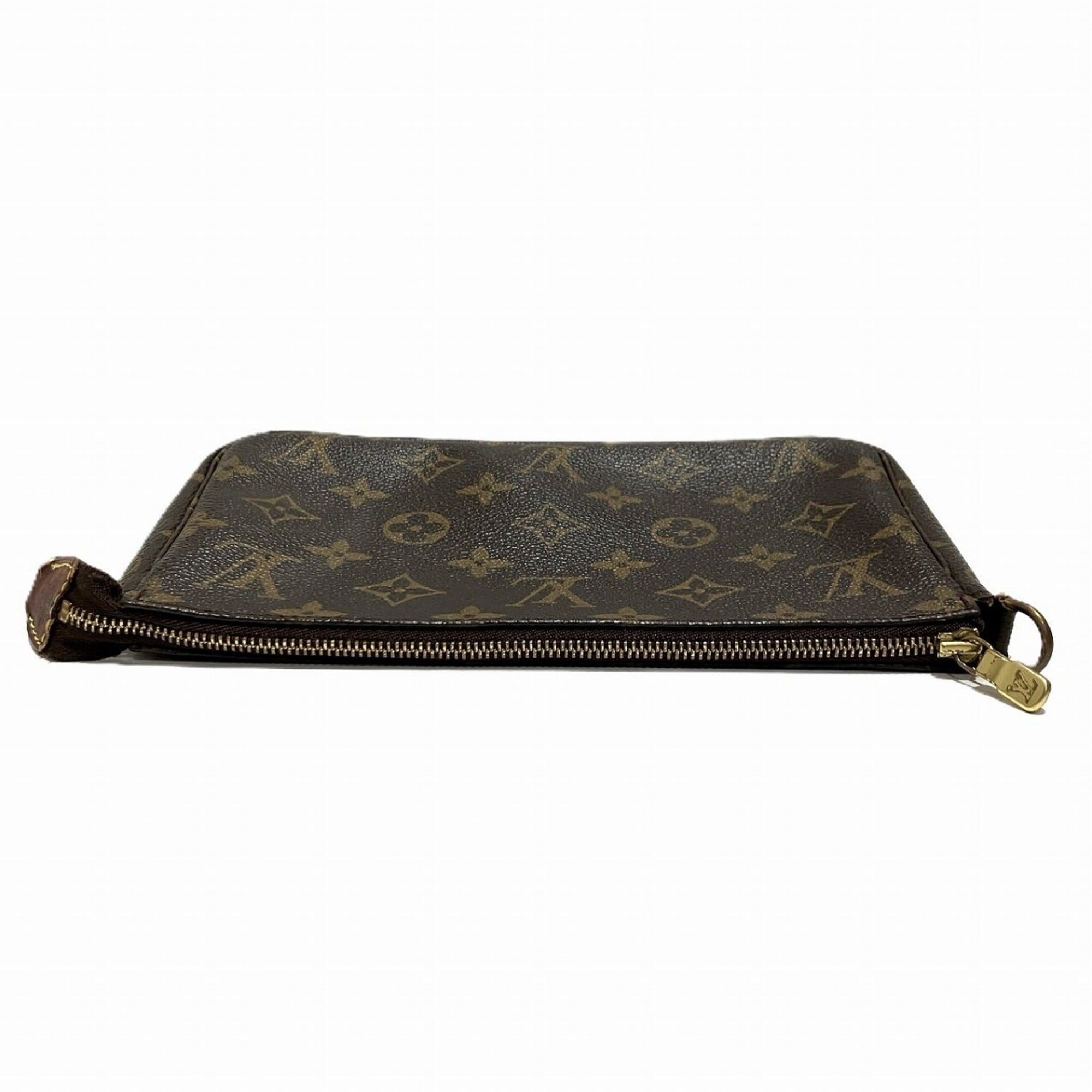 Louis Vuitton Brown Pvc Pochette Shoulder Bag (Pre-Owned)