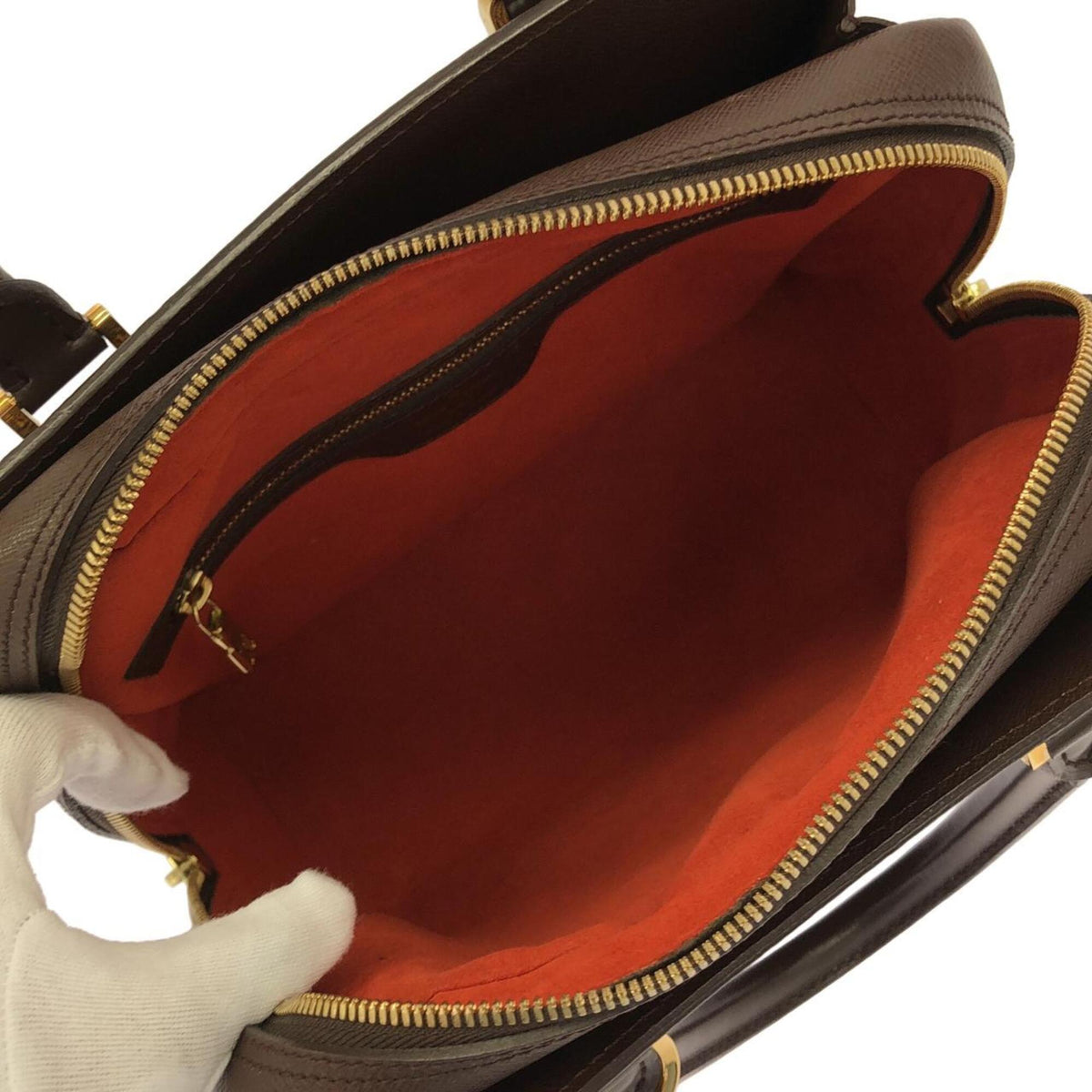 Louis Vuitton Brown Coated Canvas Handbag (Pre-Owned)