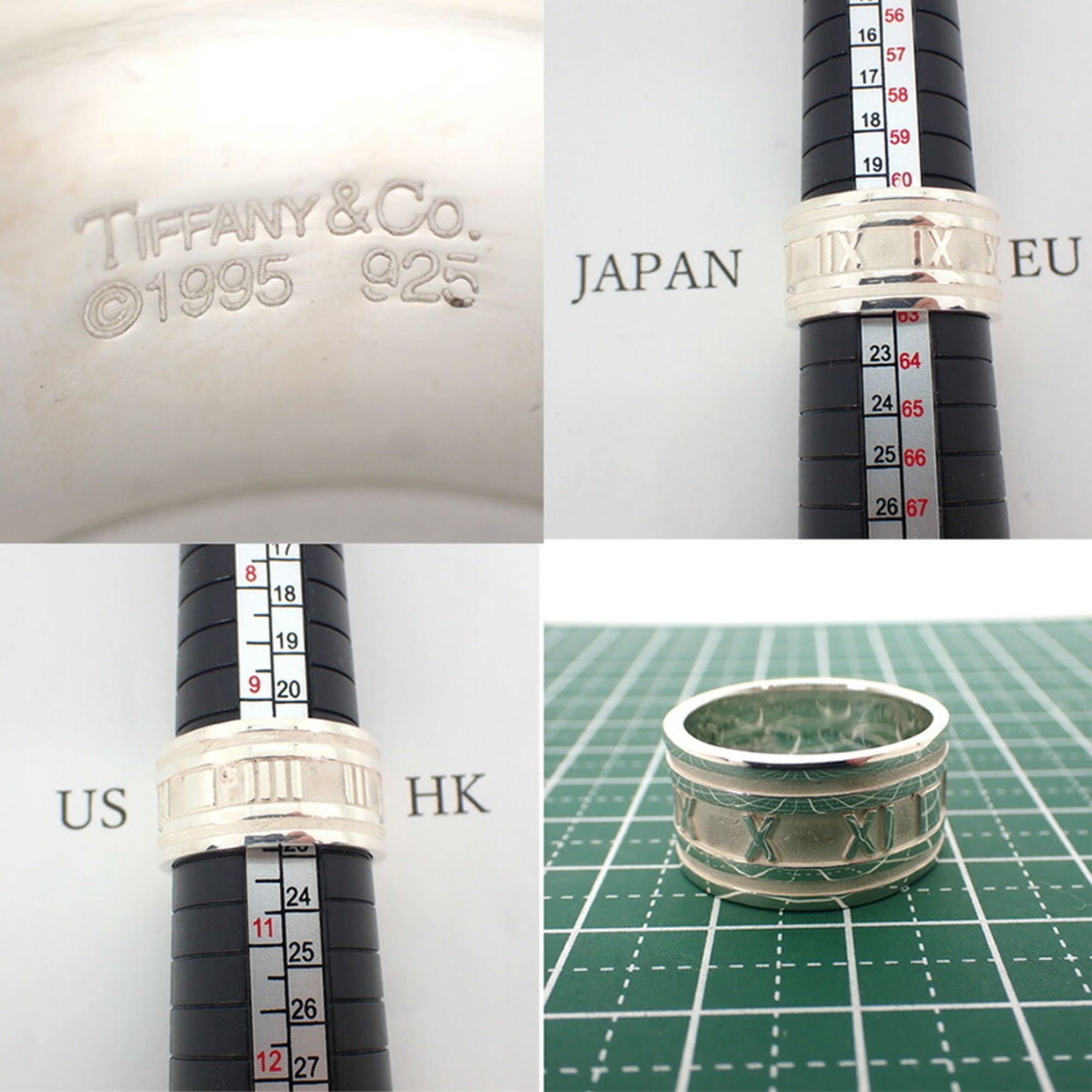 Tiffany Sterling Silver 925 Band Ring (Pre-Owned)