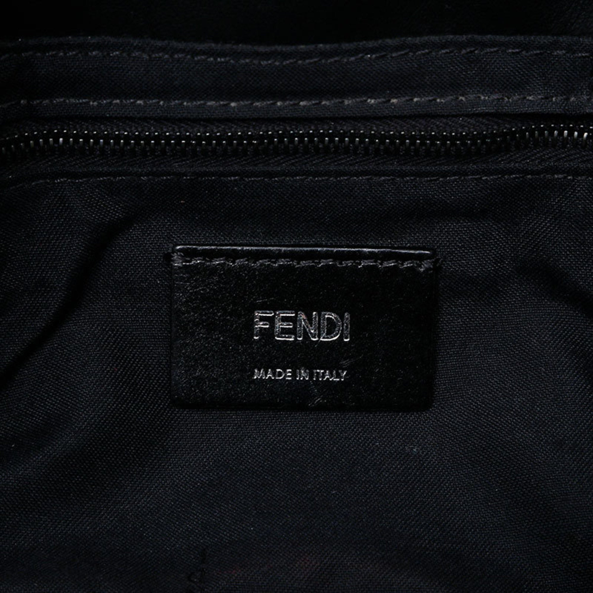 Fendi Zucca Brown Shoulder Bag (Pre-Owned)