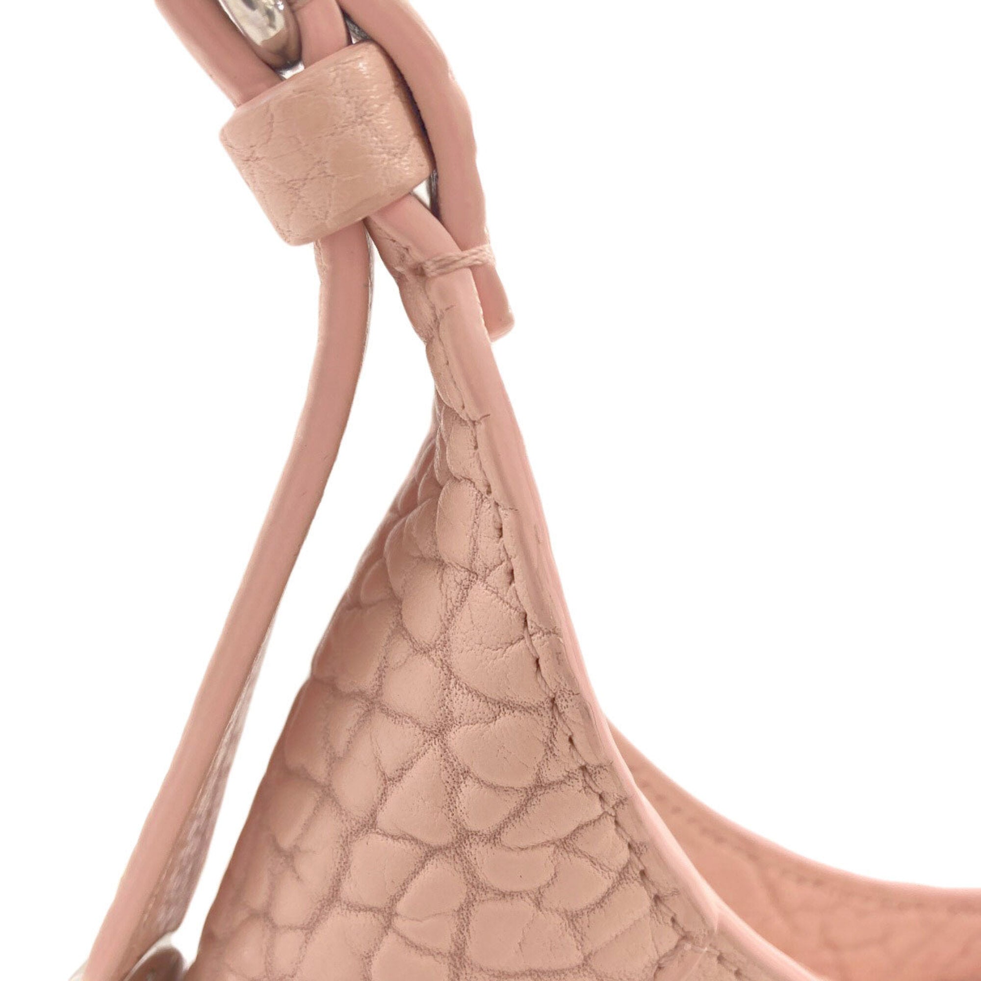 Burberry Pink Leather Shoulder Bag (Pre-Owned)