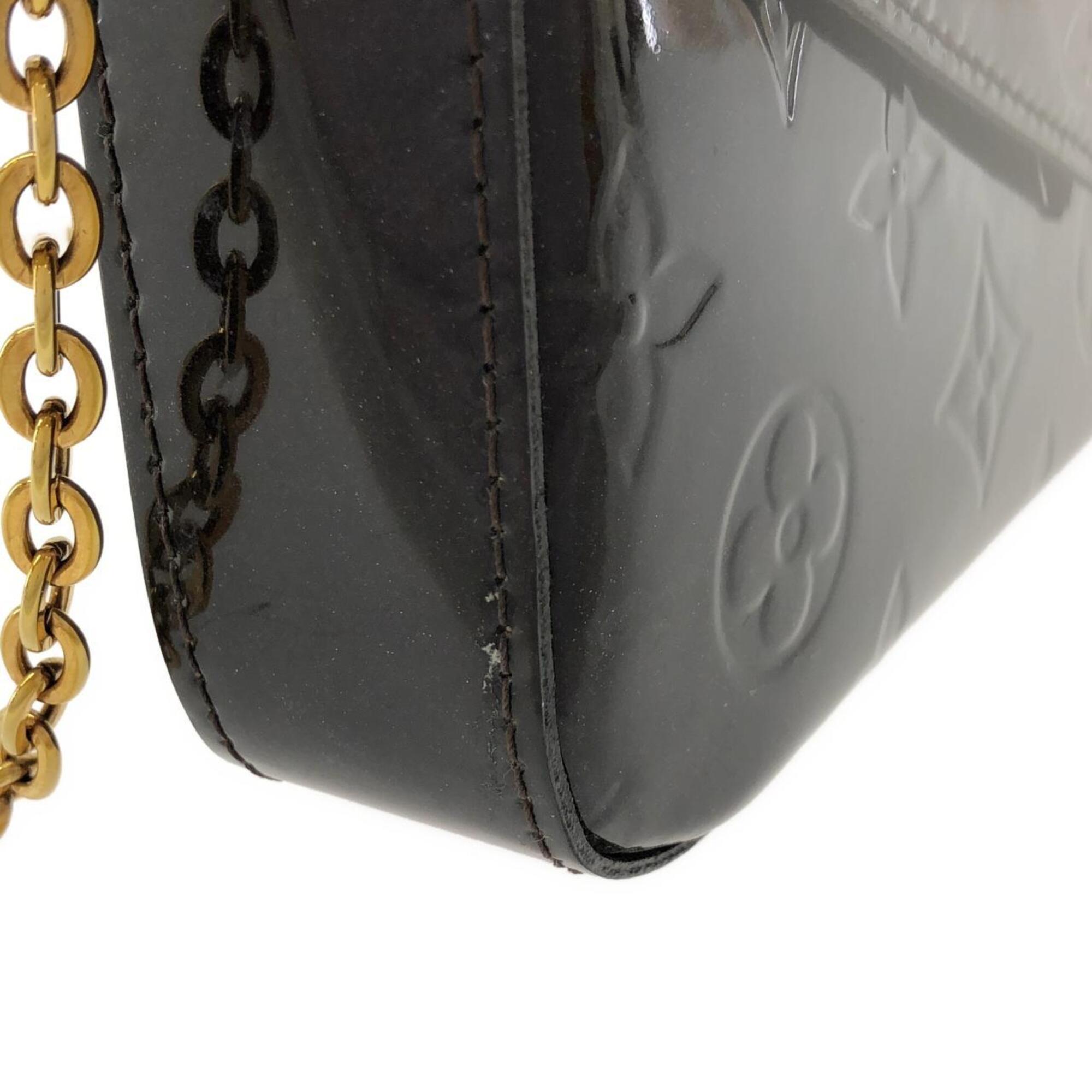 Louis Vuitton Amarante Leather Pochette Shoulder Bag (Pre-Owned)