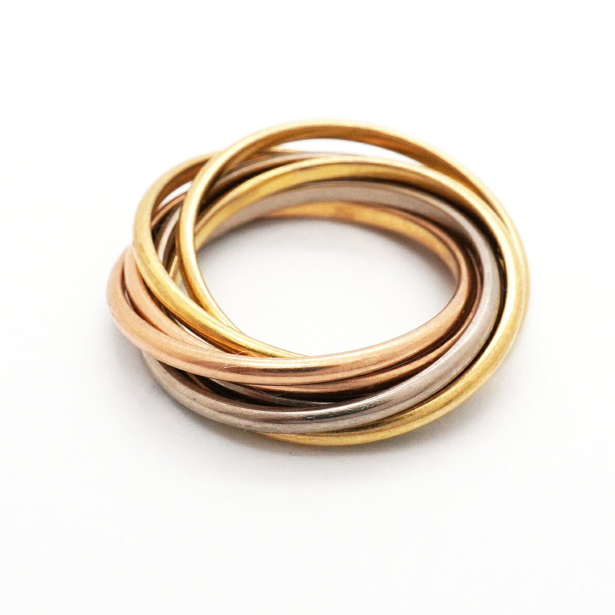 Cartier Yellow Gold (18K) Pink Gold (18K) White Gold (18K) Band Ring (Pre-Owned)