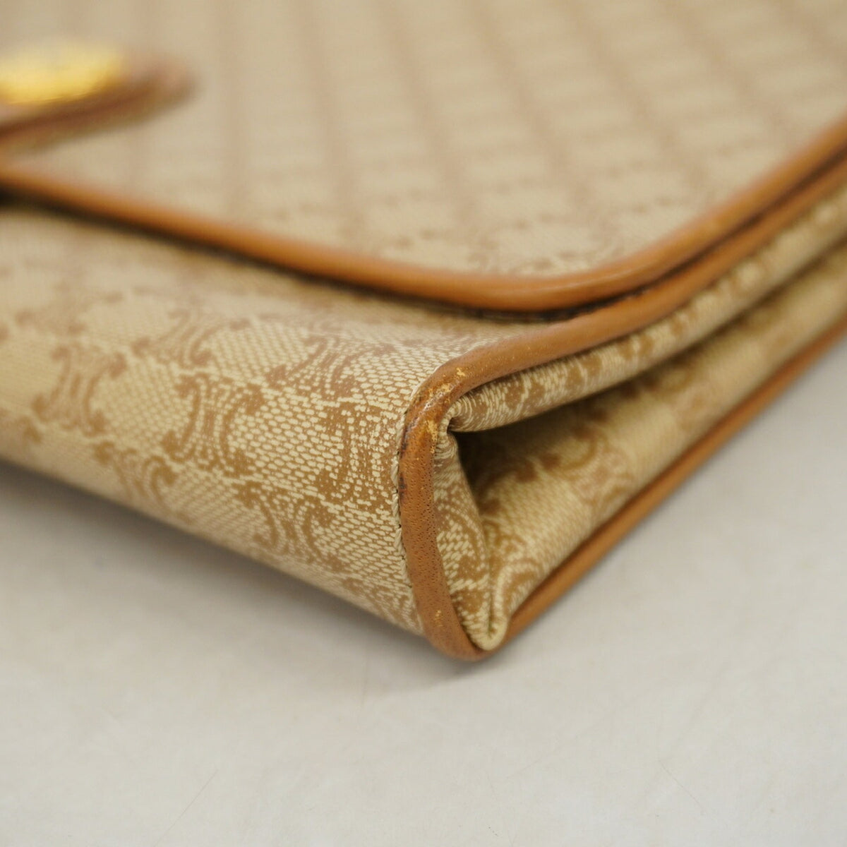 Celine Beige Pvc Shoulder Bag (Pre-Owned)