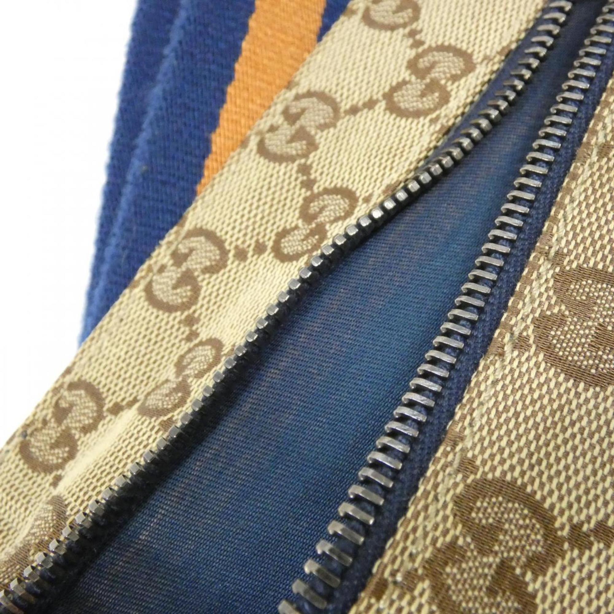 Gucci Beige Blue Orange Gg Canvas Fanny Pack (Pre-Owned)