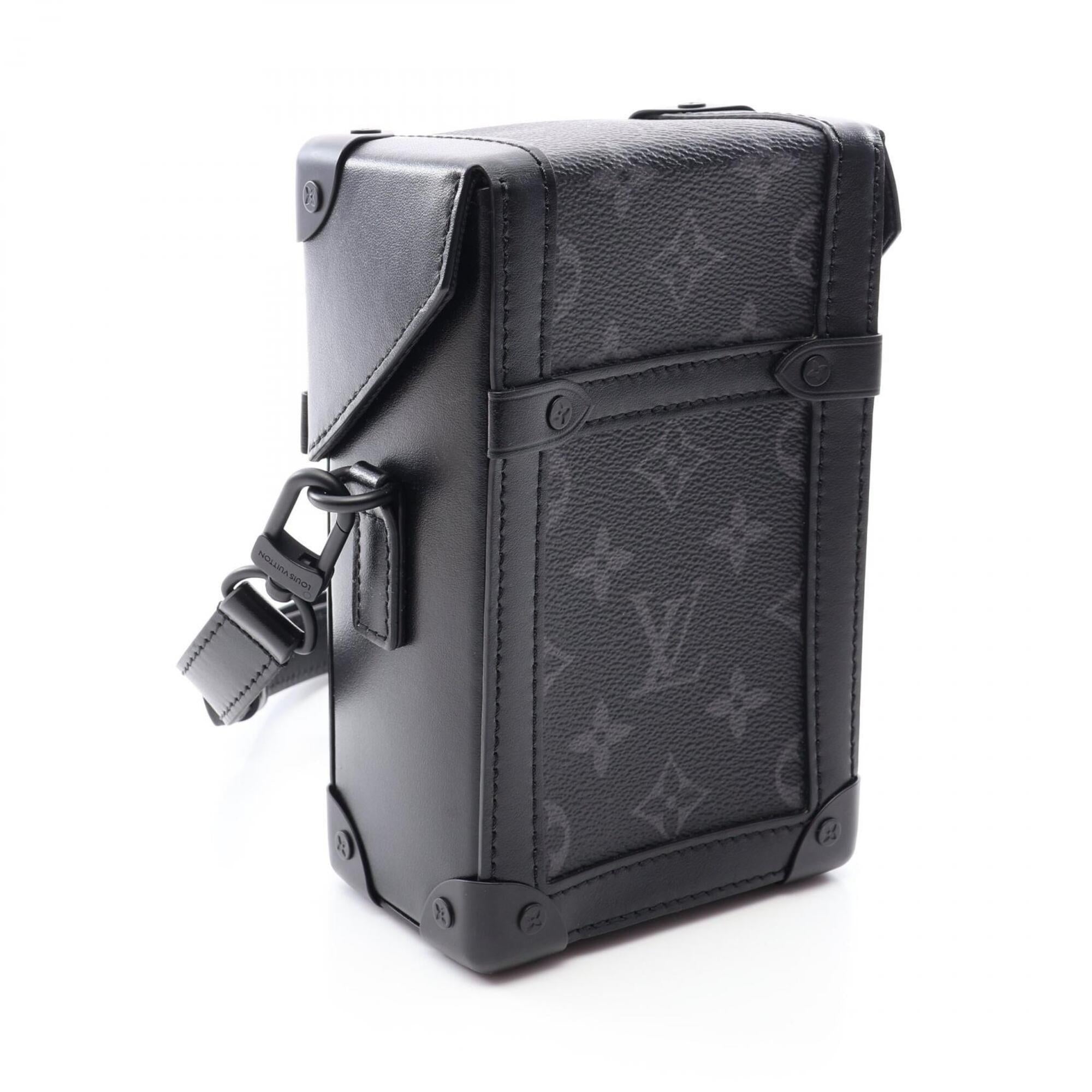Louis Vuitton Black Coated Canvas Pvc Monogram Eclipse Leather Handbag Shoulder Bag (Pre-Owned)