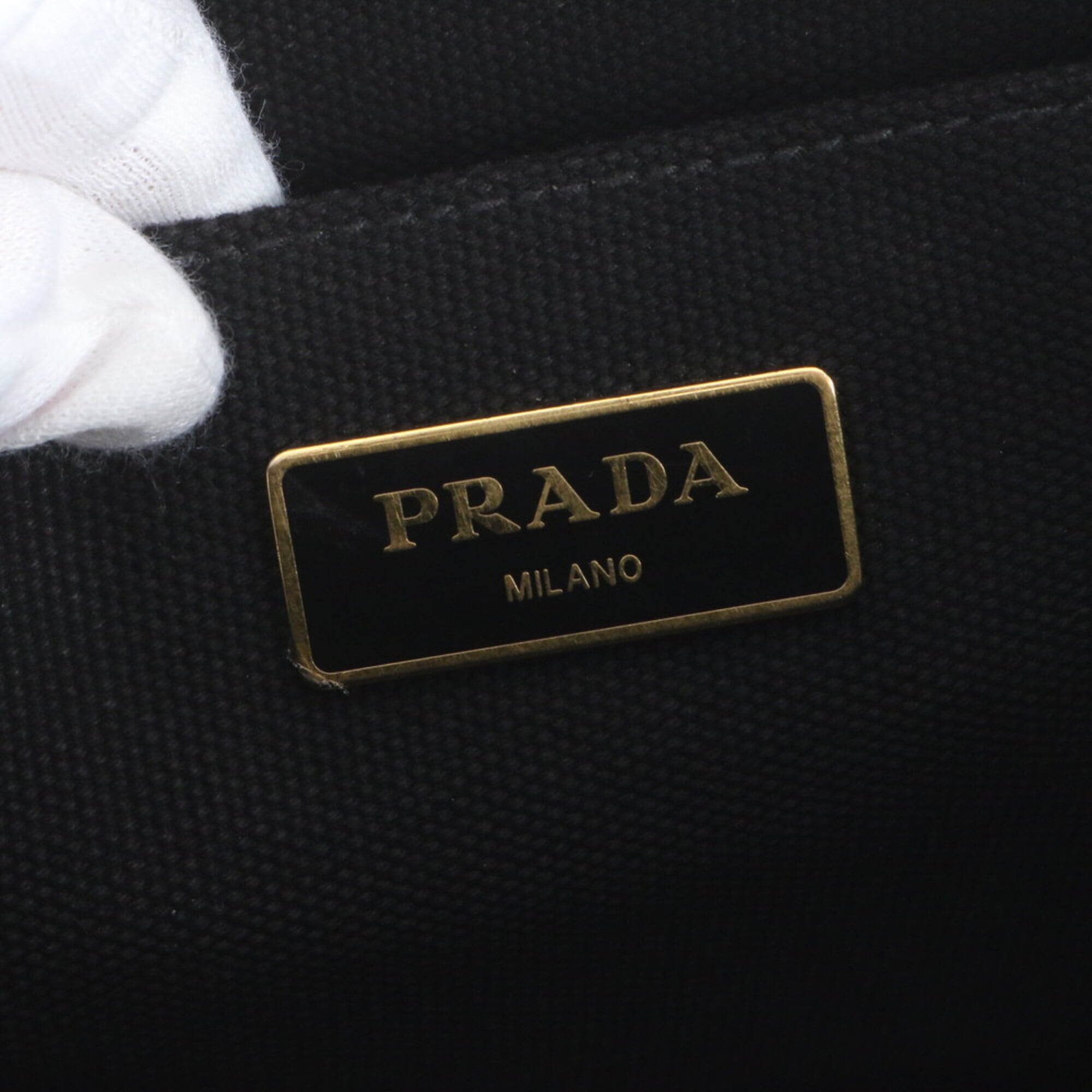 Prada Black Handbag Shoulder Bag Tote Bag (Pre-Owned)