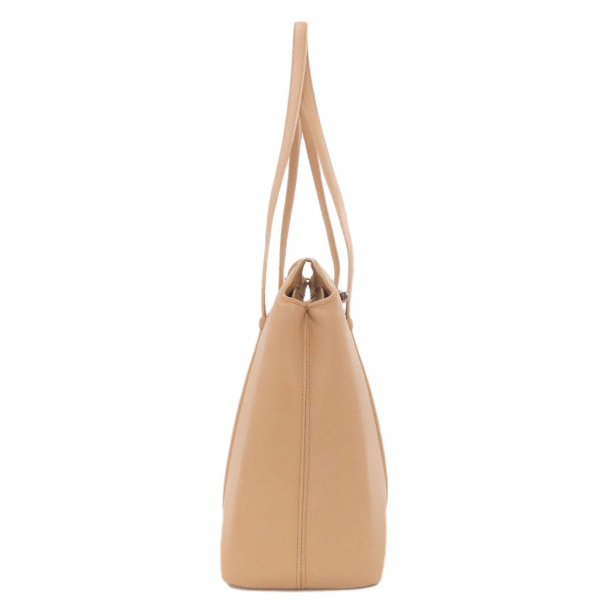 Cartier Beige Leather Tote Bag (Pre-Owned)