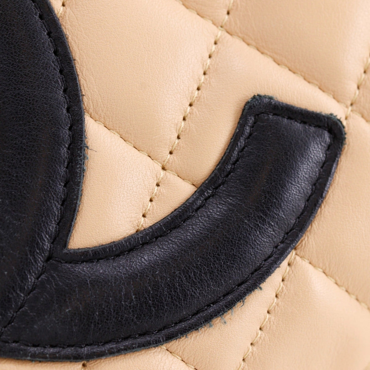 Chanel Beige Cambon Ligne Shoulder Bag (Pre-Owned)