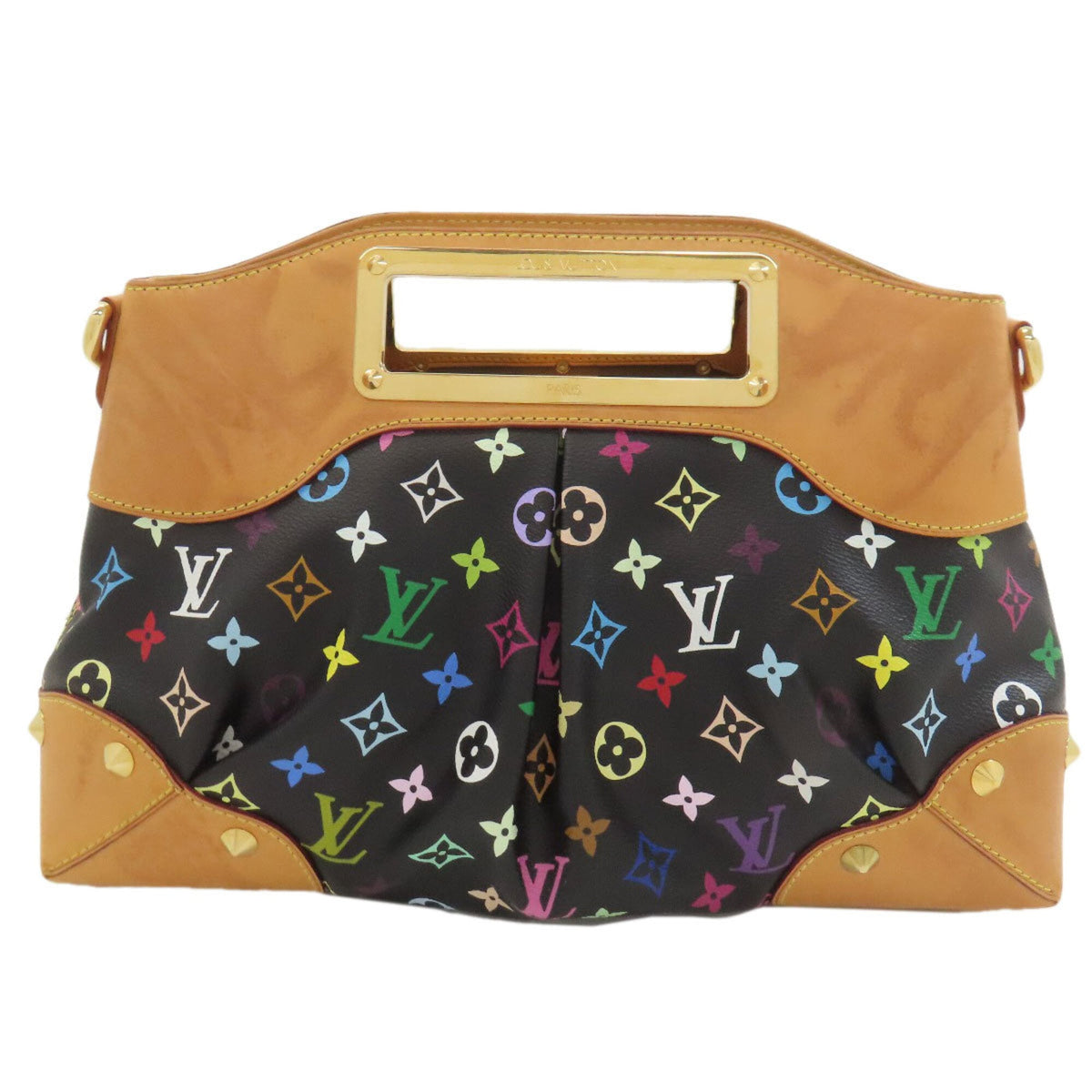 Louis Vuitton Black Monogram Multicolore Handbag (Pre-Owned)