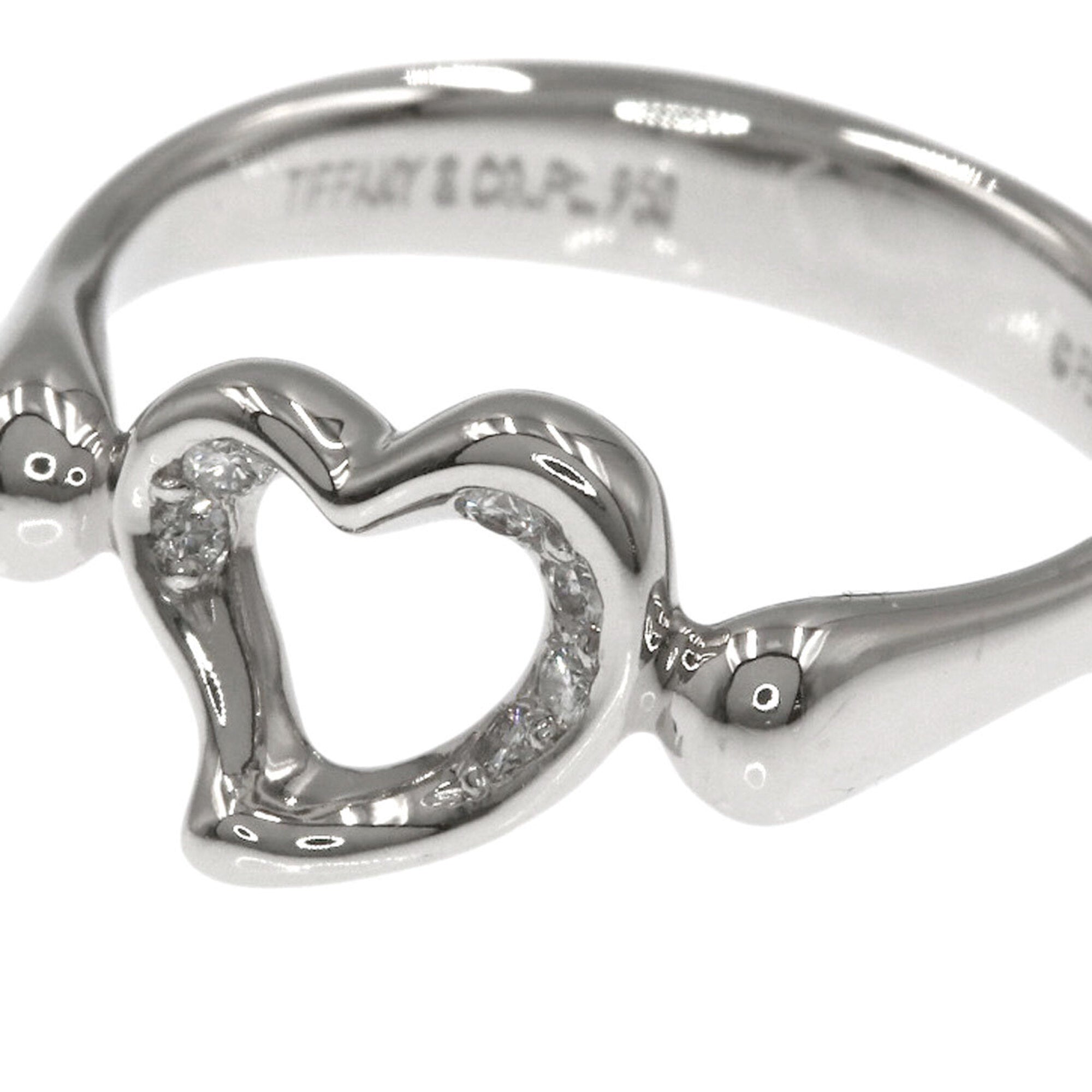 Tiffany Platinum Platinum 950 Band Ring (Pre-Owned)