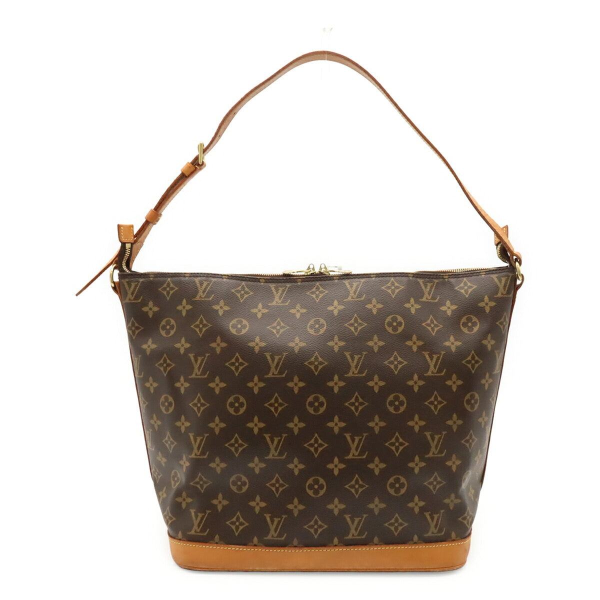 Louis Vuitton Brown Monogram Canvas Pvc Coated Canvas Shoulder Bag (Pre-Owned)