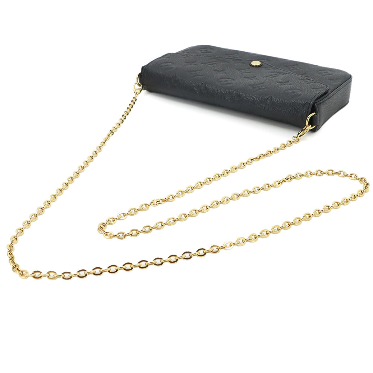 Louis Vuitton Noir Monogram Empreinte Pochette (Pre-Owned)