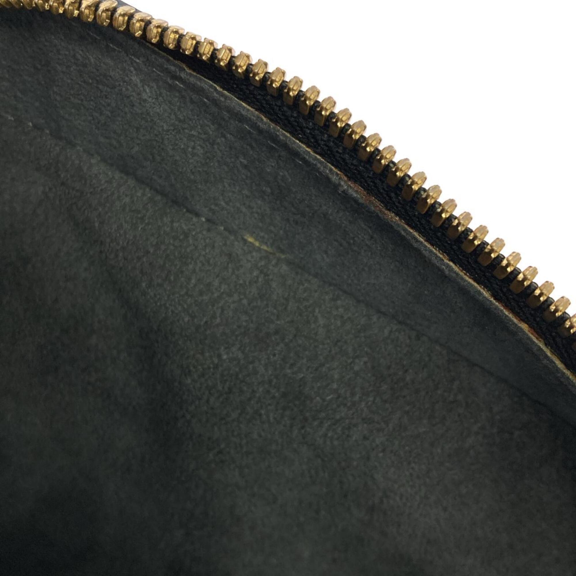 Louis Vuitton Black Leather Handbag (Pre-Owned)