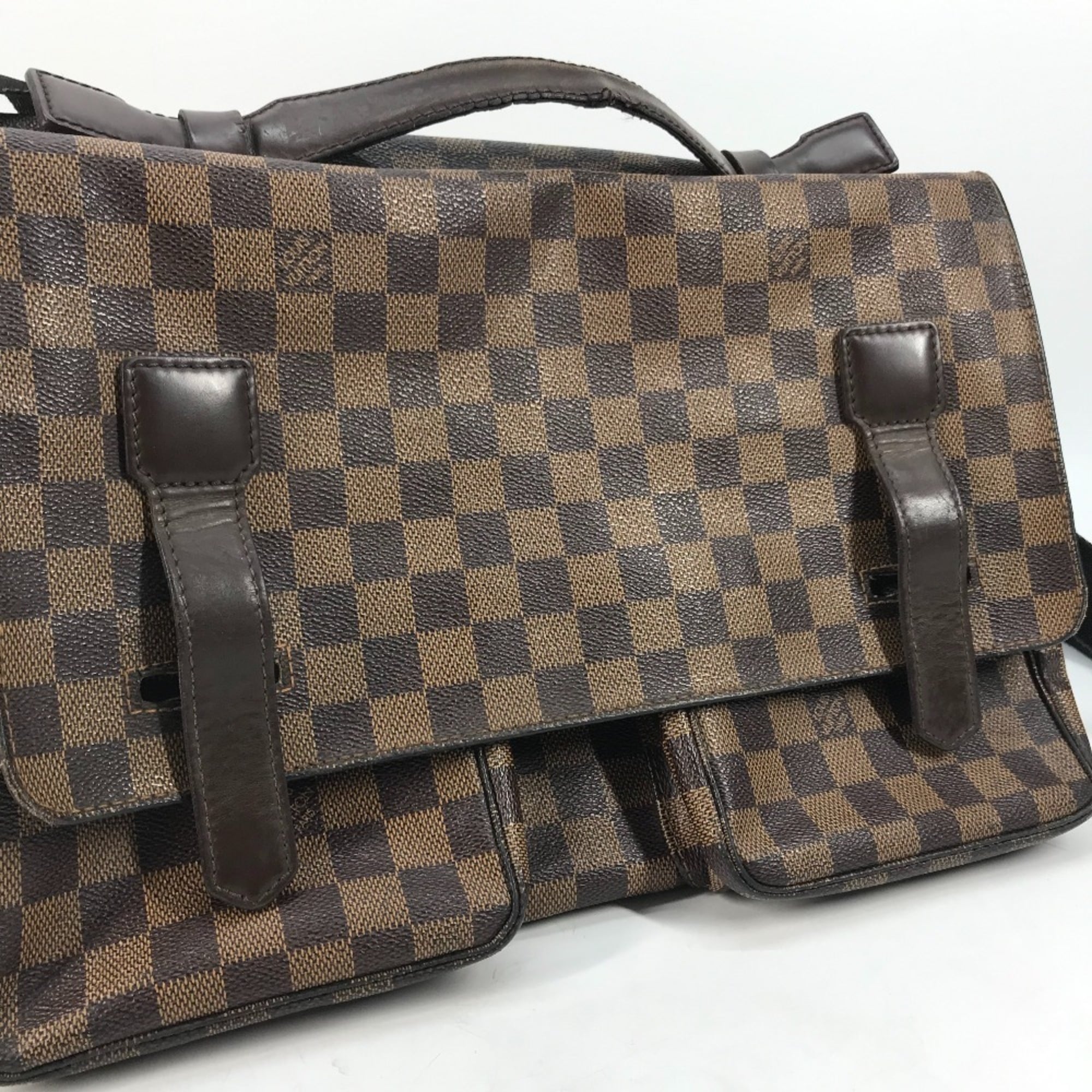 Louis Vuitton Brown Damier Canvas Ebene Galle Damier Canvas Messenger Bag Shoulder Bag (Pre-Owned)