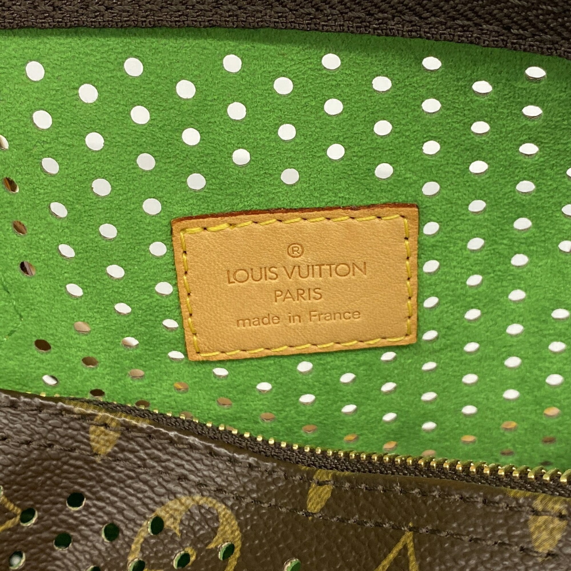 Louis Vuitton Brown Green Handbag (Pre-Owned)