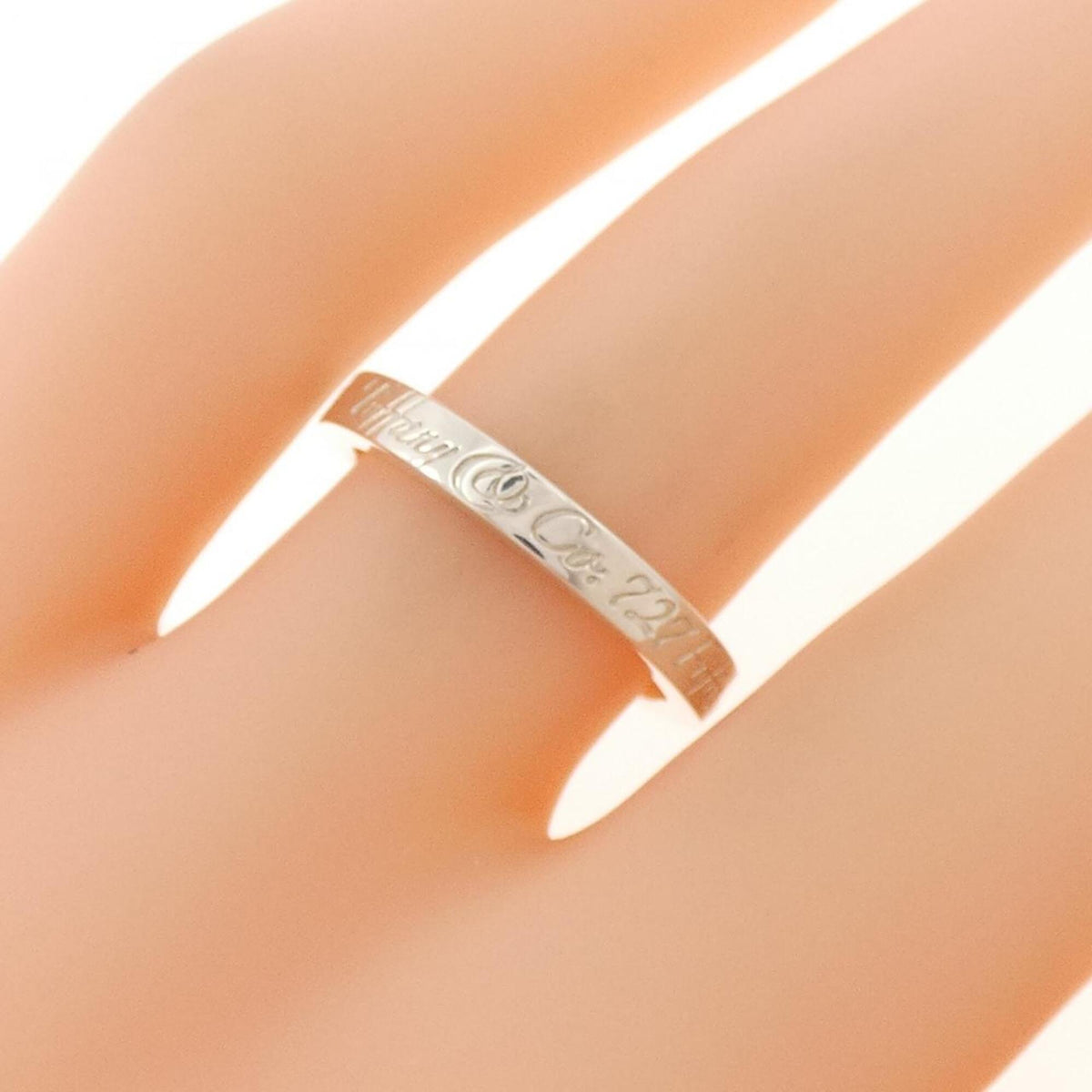 Tiffany Silver 925 Band Ring (Pre-Owned)