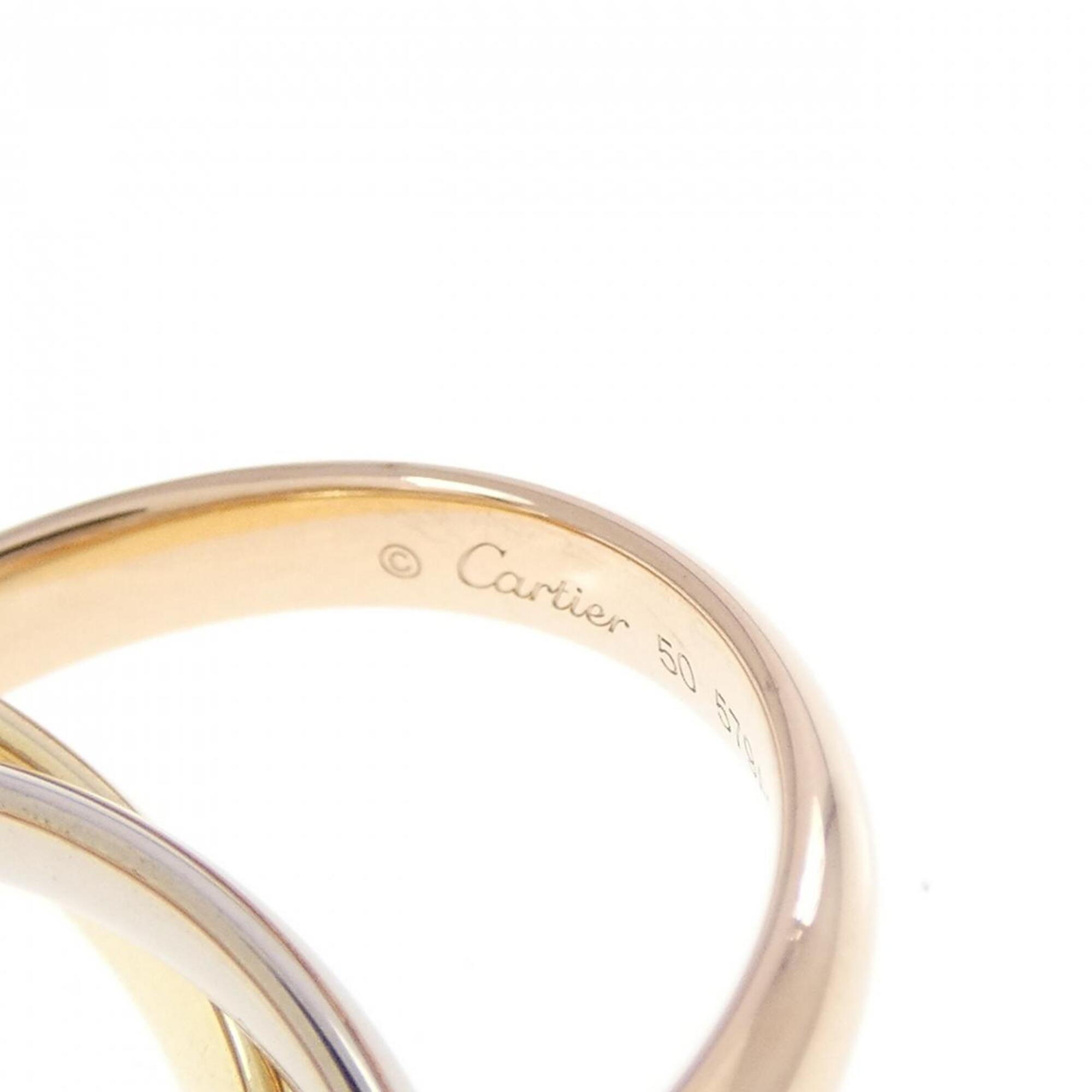 Cartier Pink Gold White Gold Yellow Gold Yellow Gold (18K) Pink Gold (18K) White Gold (18K) Band Ring (Pre-Owned)