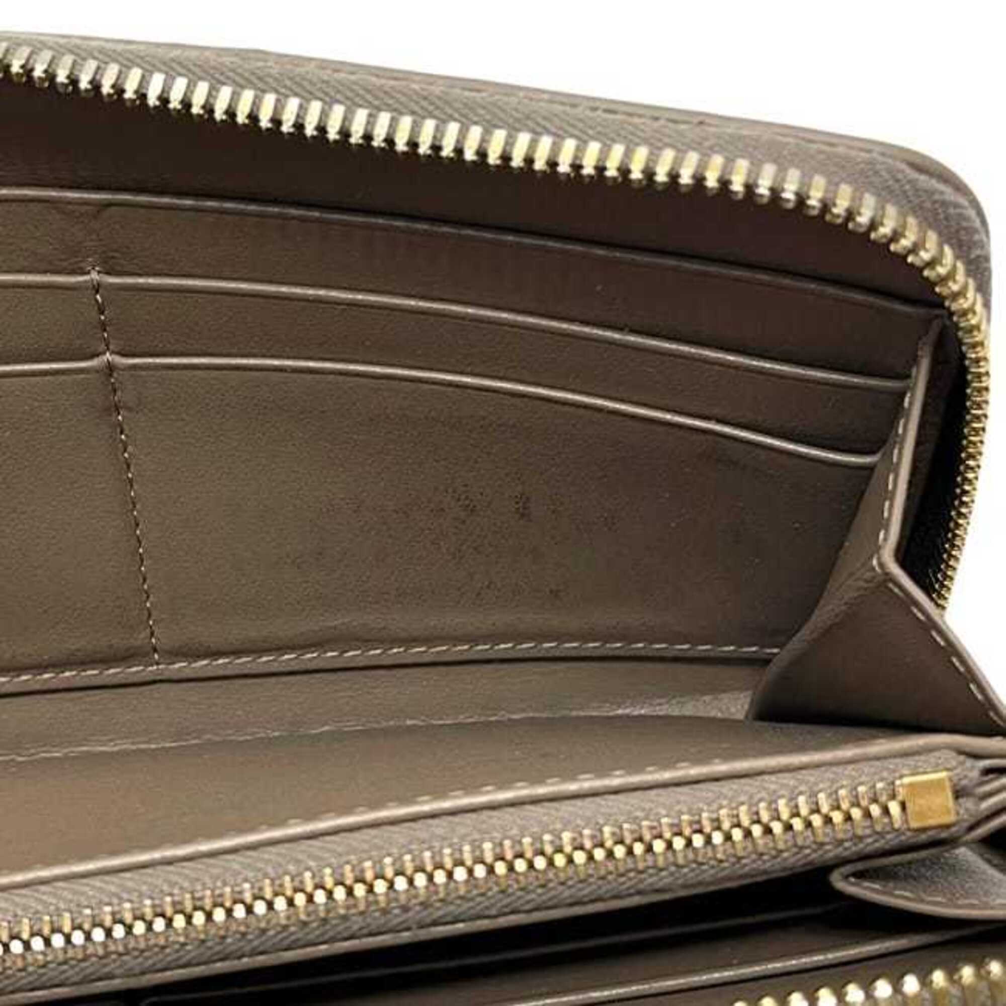 Bottega Veneta Beige Intrecciato Long Wallet (Bi-Fold) (Pre-Owned)