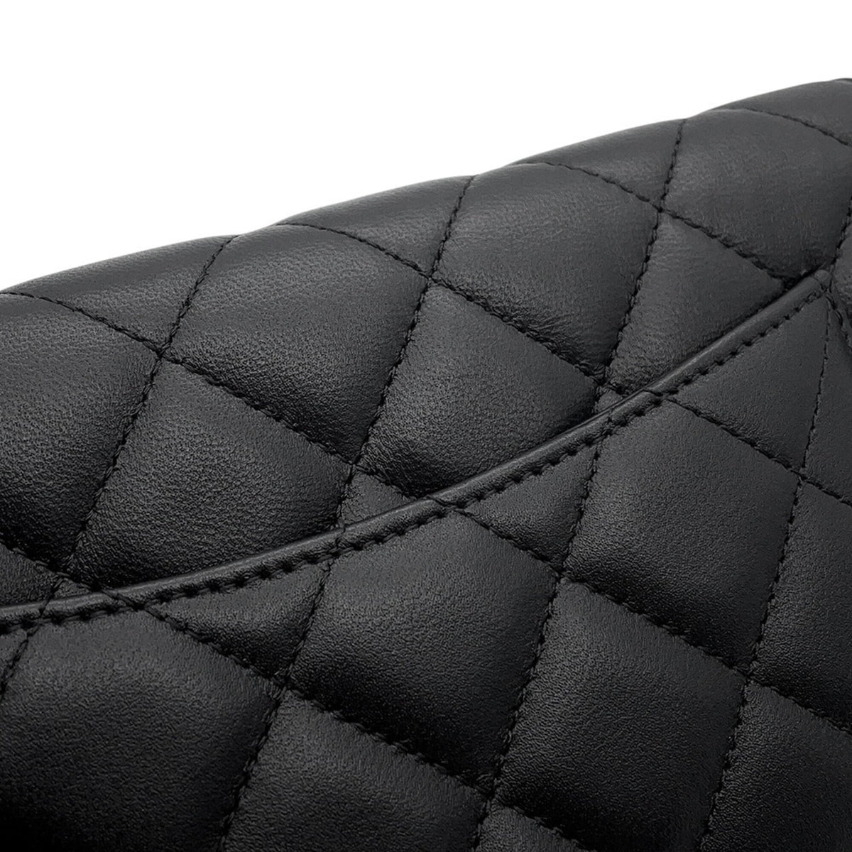 Chanel Black Leather Chain/Shoulder Wallet (Pre-Owned)