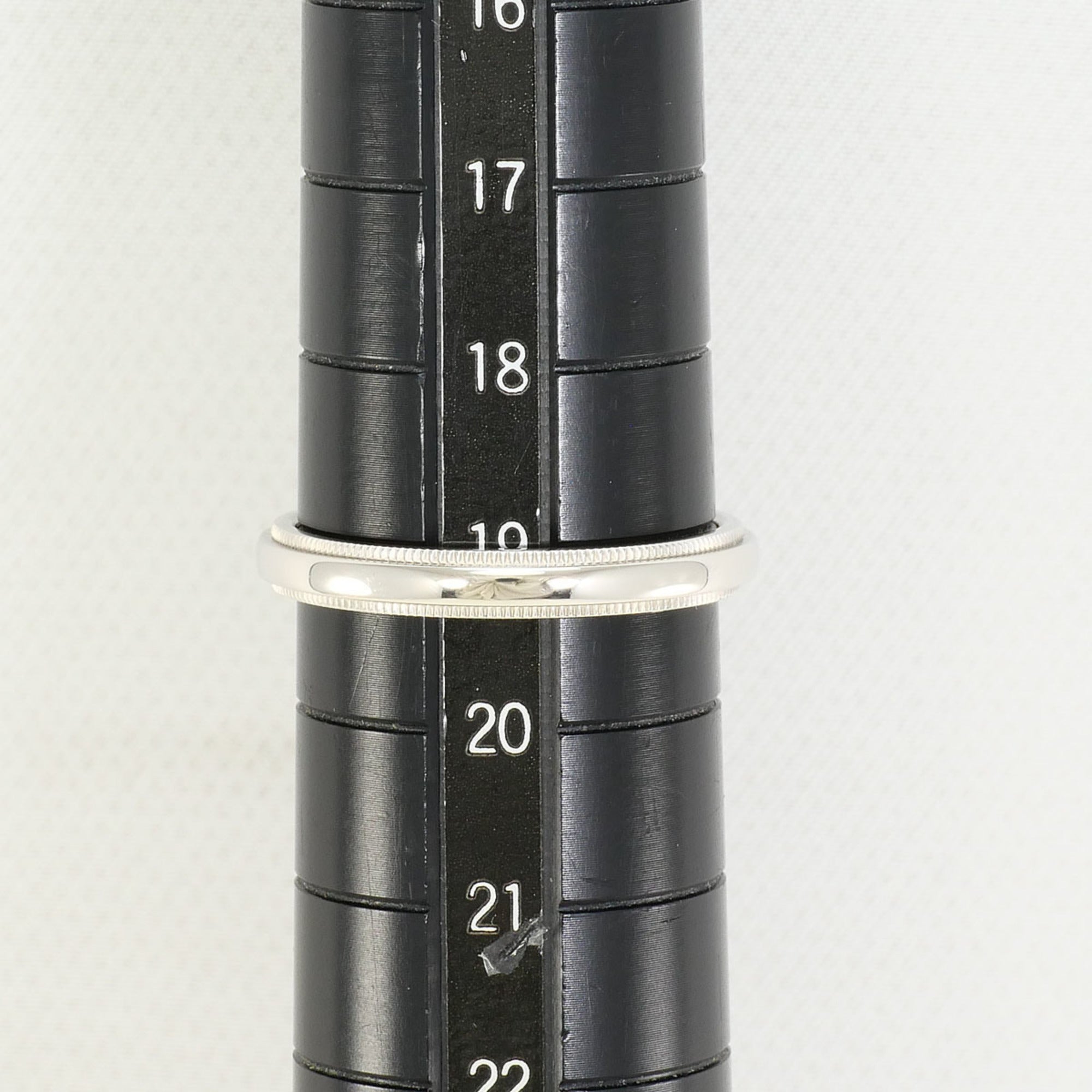 Tiffany Platinum Platinum 950 Band Ring (Pre-Owned)