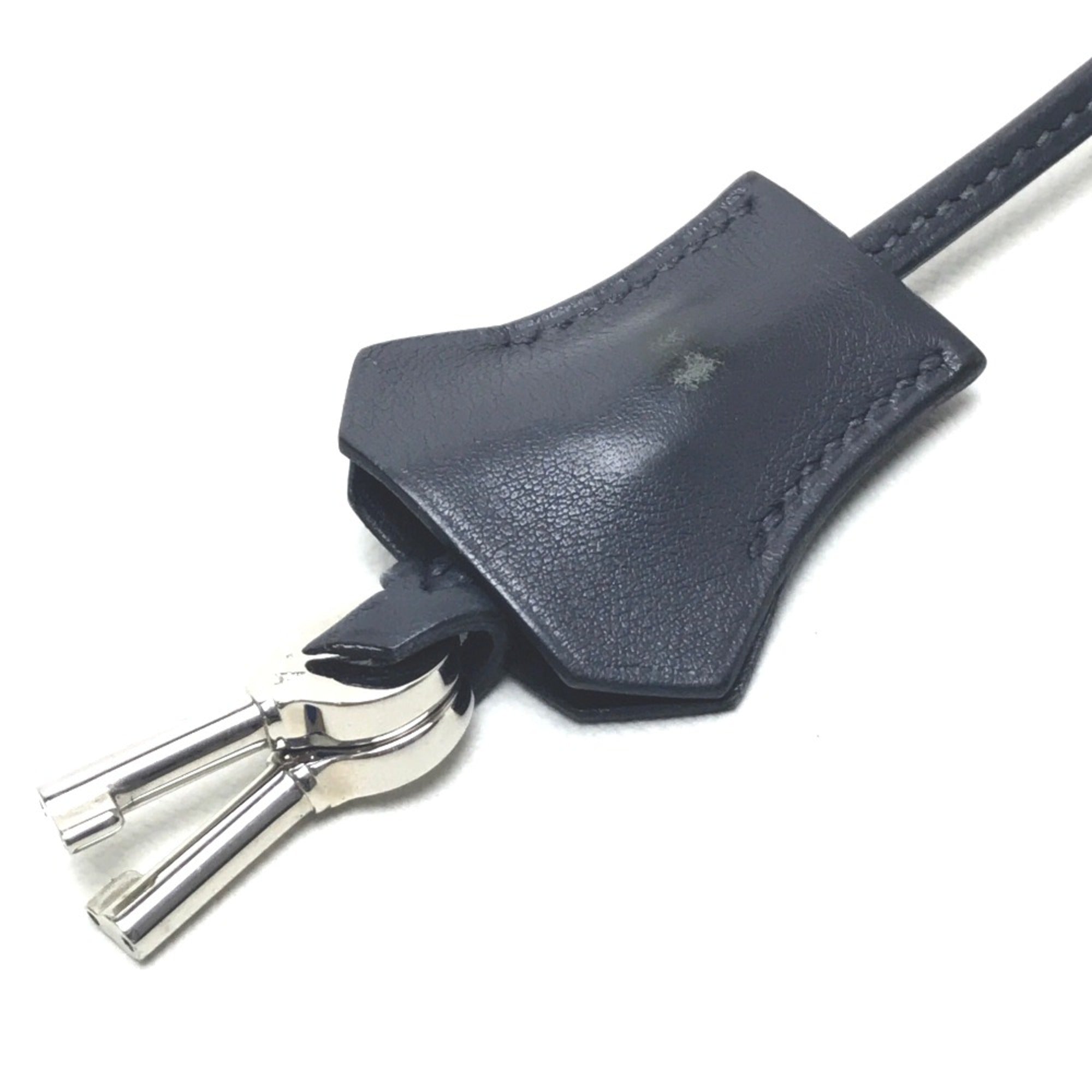 Hermes Gray Leather Briefcase (Pre-Owned)
