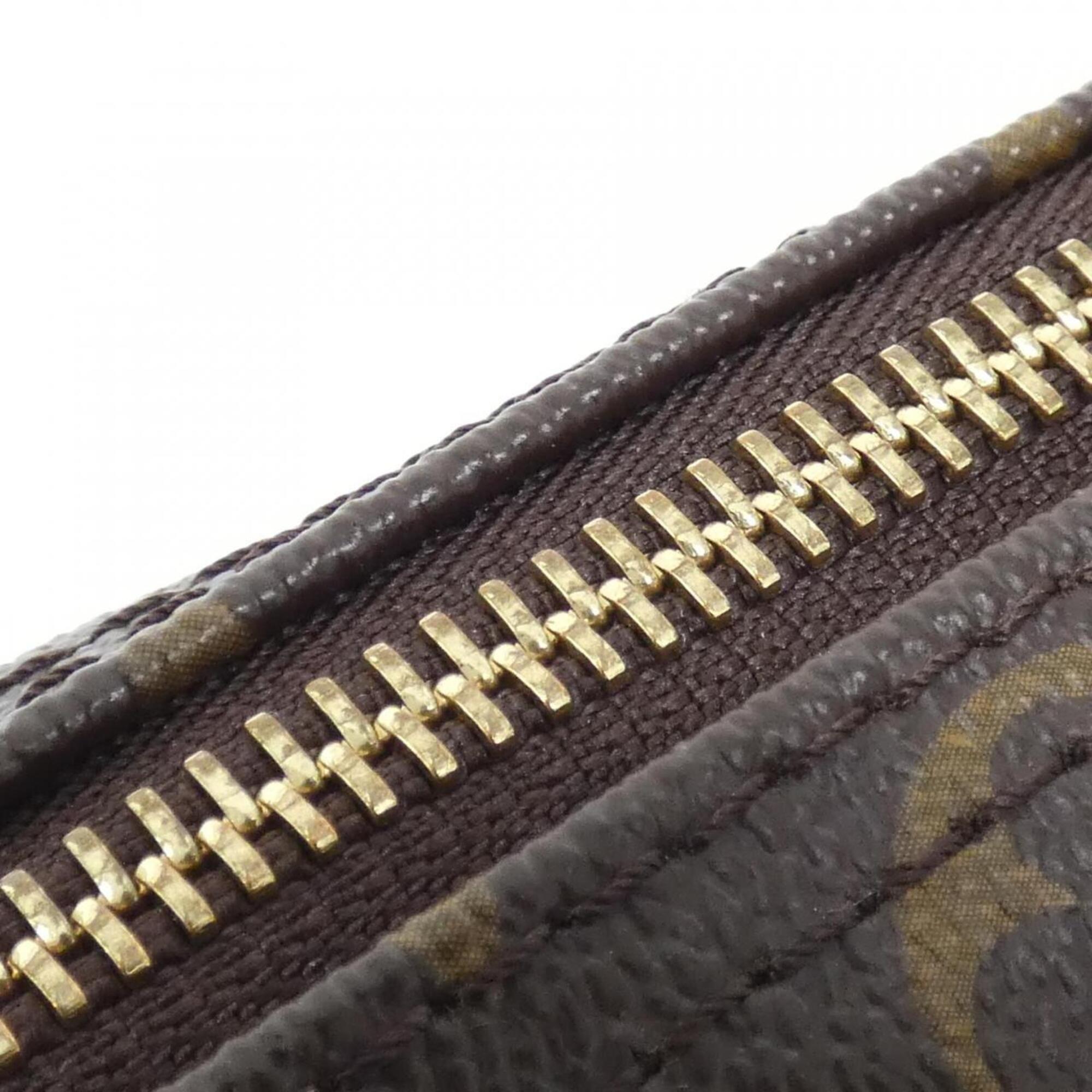 Louis Vuitton Monogram Marron Coated Canvas Shoulder Bag (Pre-Owned)