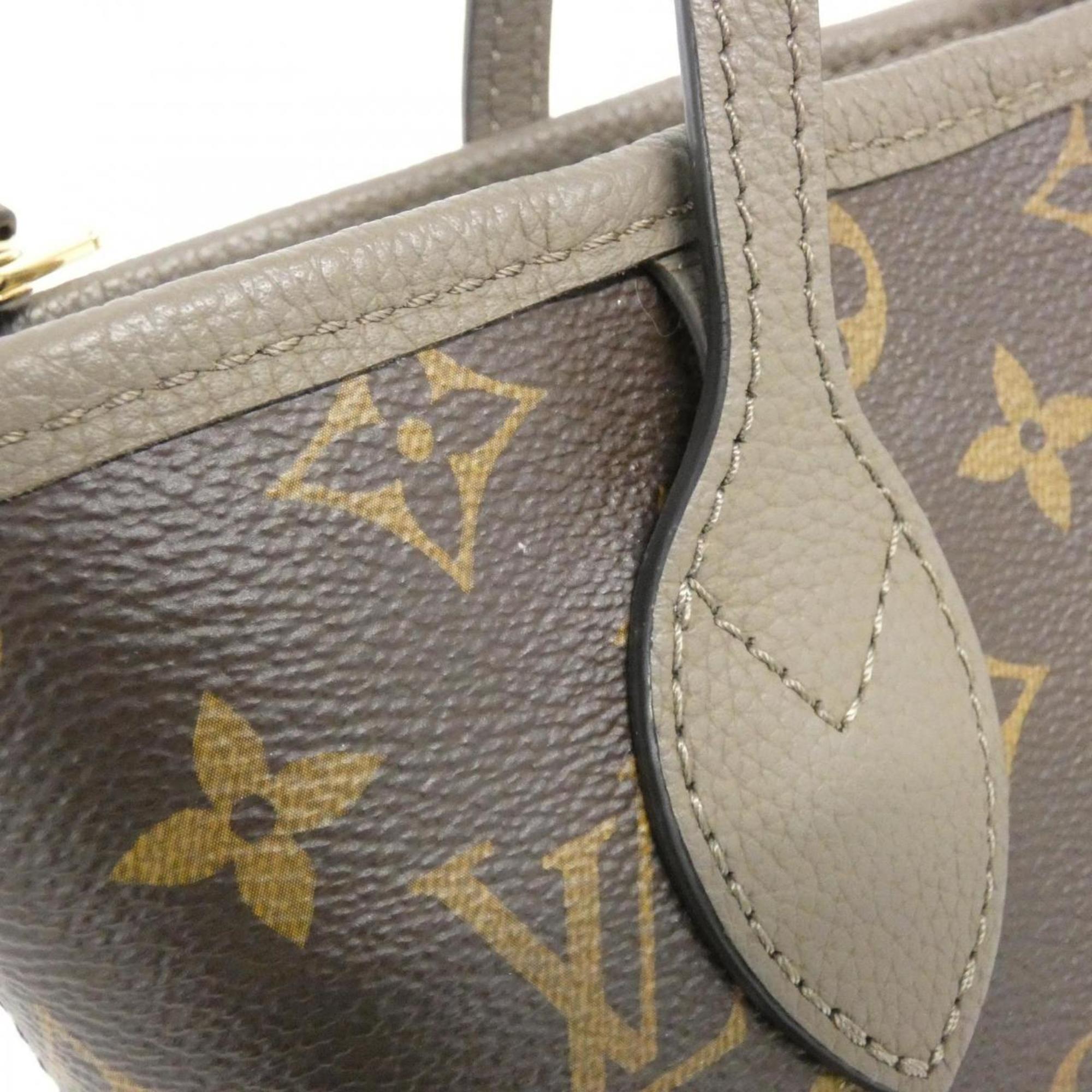 Louis Vuitton Brown Coated Canvas Leather Handbag (Pre-Owned)