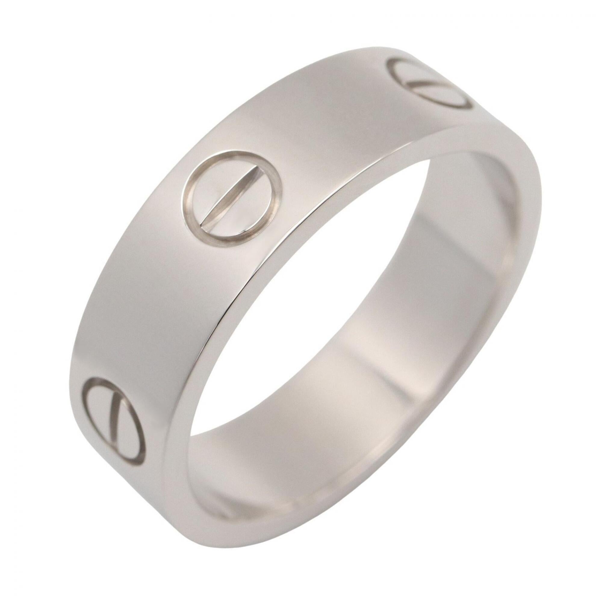 Cartier White Gold White Gold (18K) Band Ring (Pre-Owned)