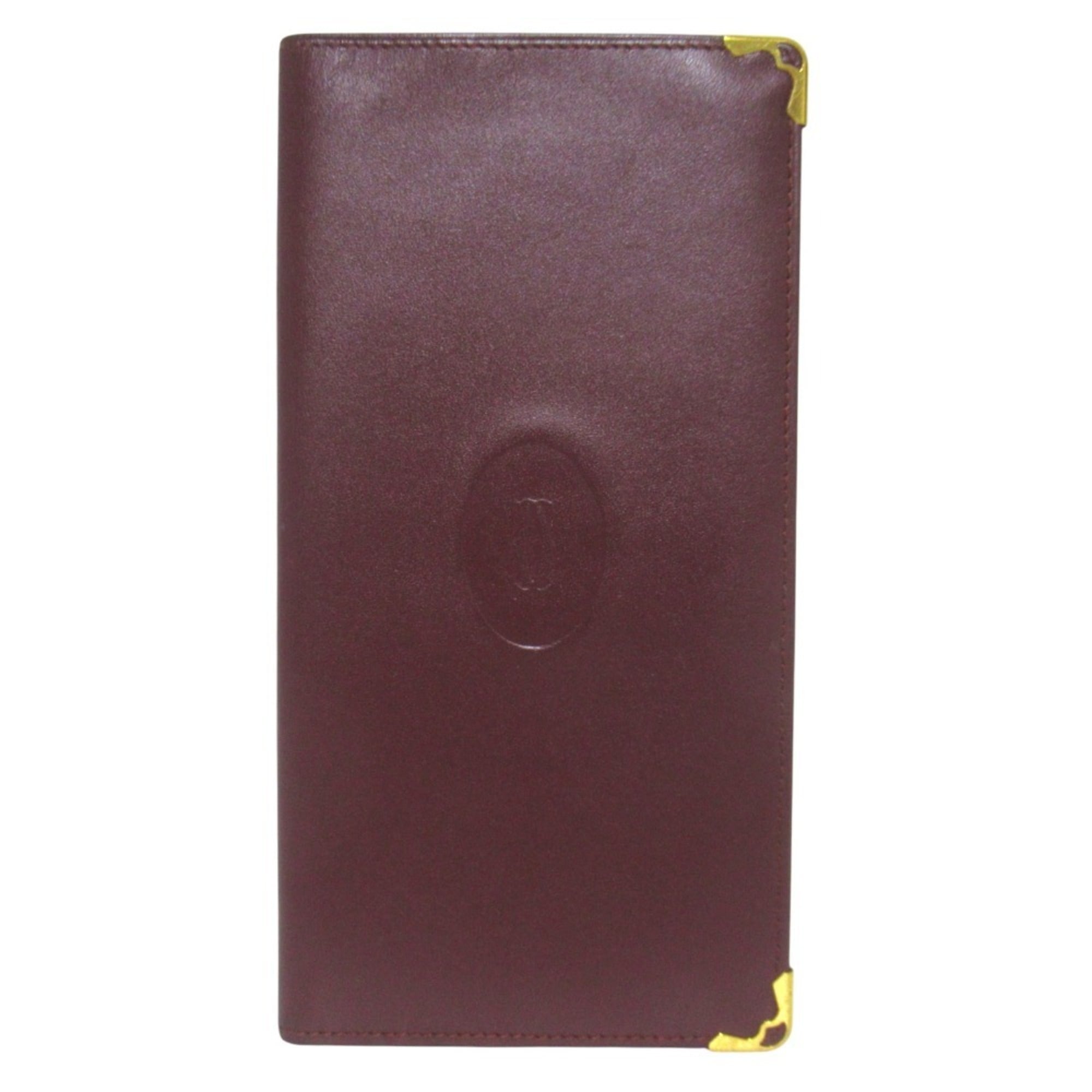 Cartier Bordeaux Long Wallet (Bi-Fold) (Pre-Owned)