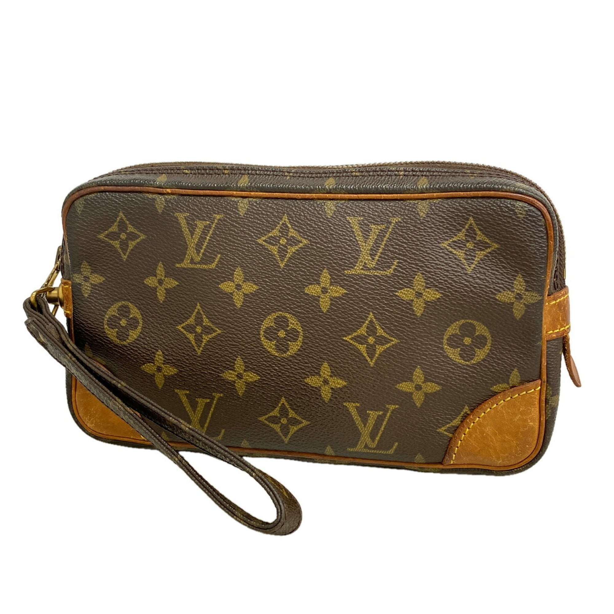Louis Vuitton Brown Clutch Bag (Pre-Owned)