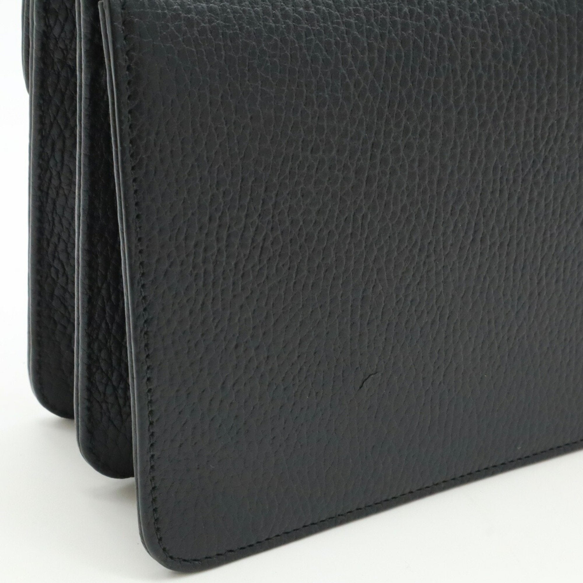 Gucci Black Leather Shoulder Bag (Pre-Owned)