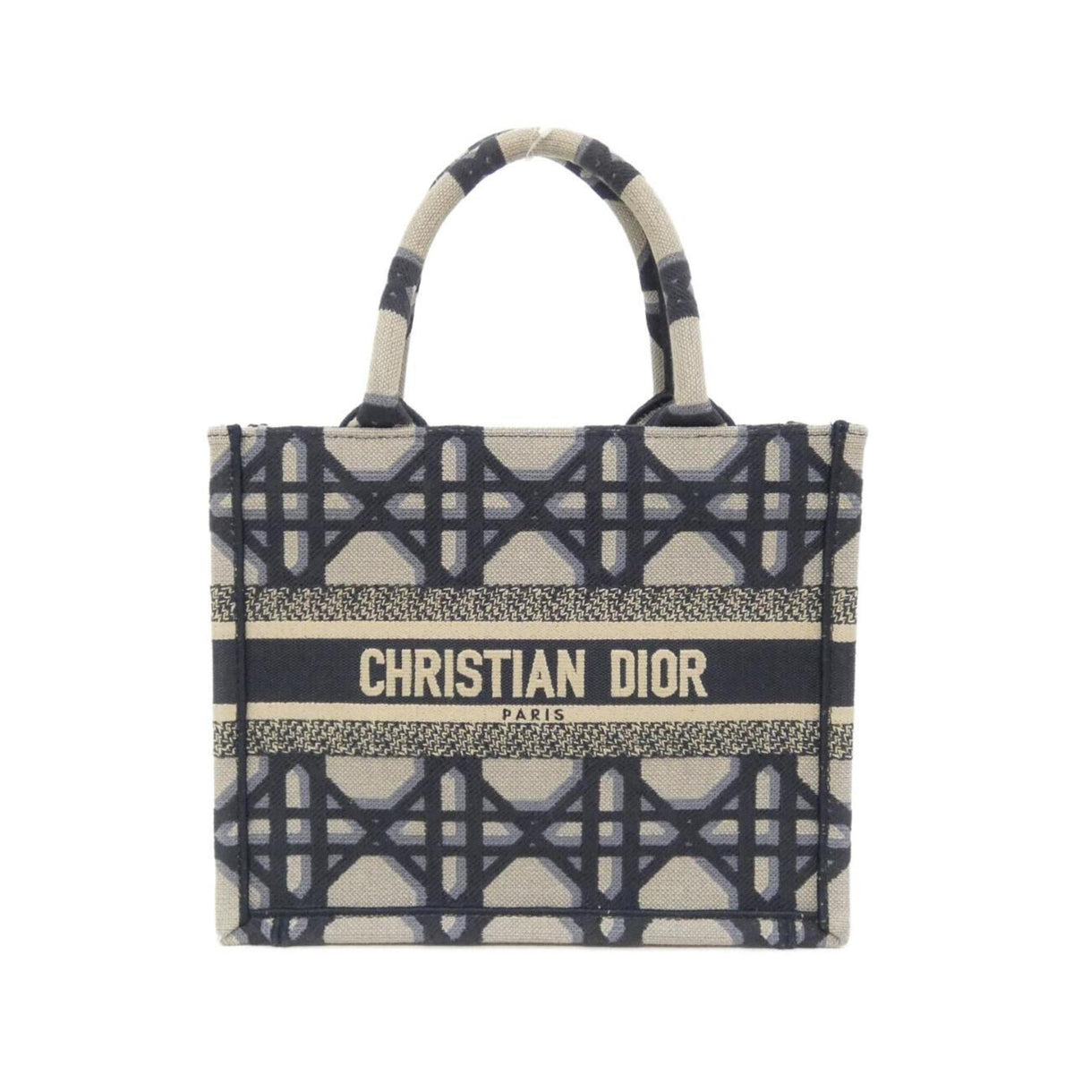 Christian Dior Blue Canvas Handbag (Pre-Owned)