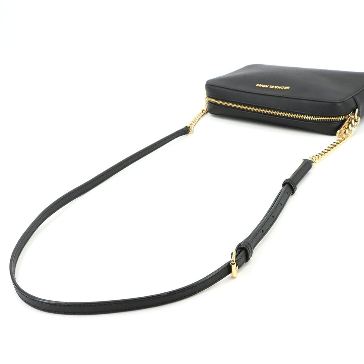 Michael Kors Black Leather Handbag Shoulder Bag (Pre-Owned)