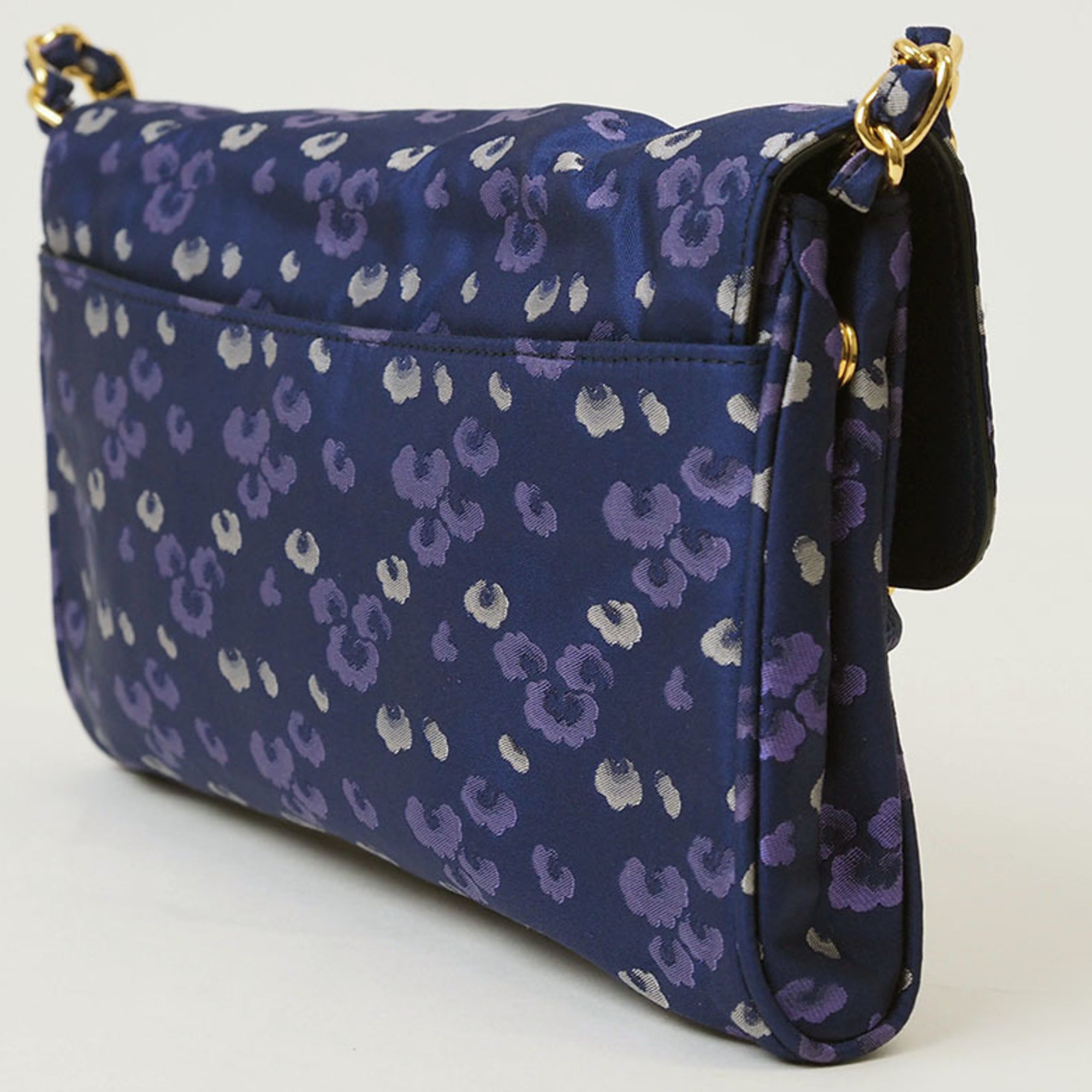 Prada Navy Nylon Shoulder Bag (Pre-Owned)